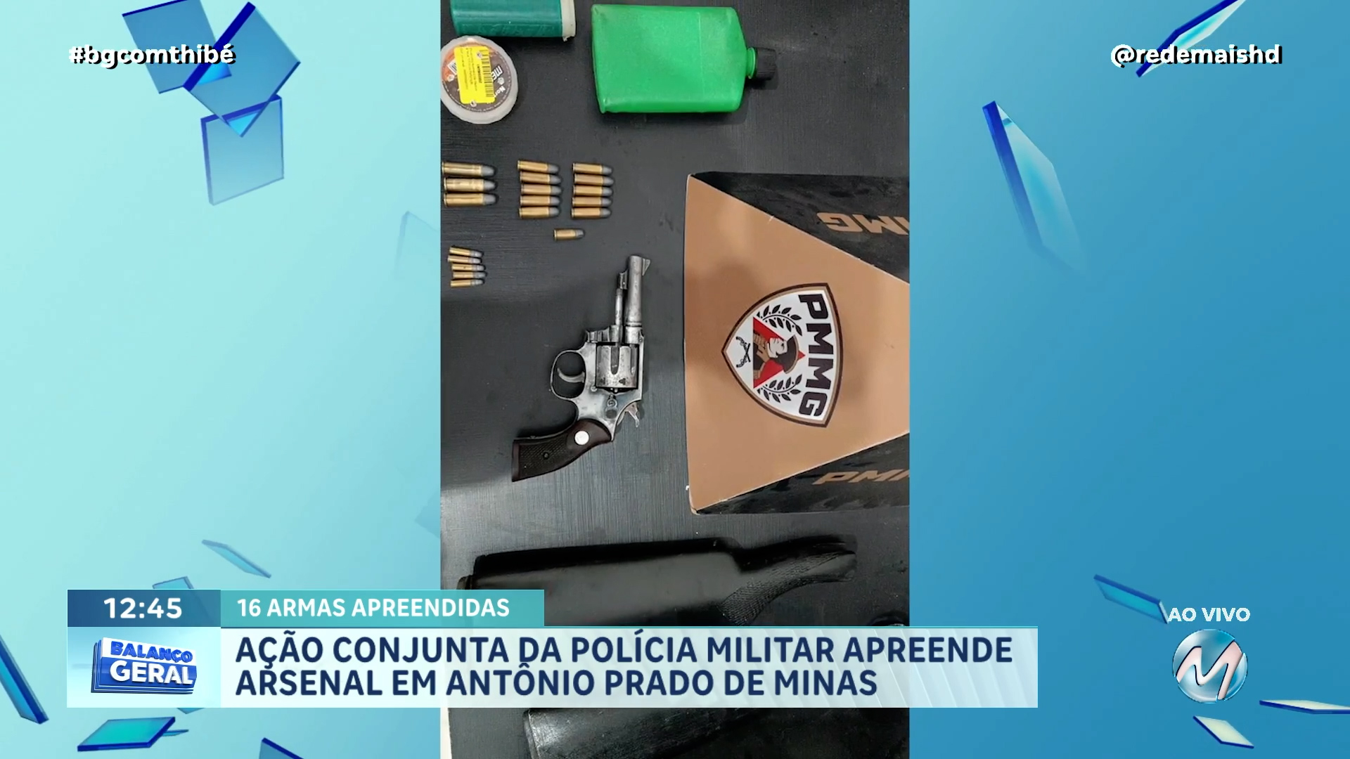 16 ARMAS APREENDIDAS: AÇÃO CONJUNTA DA PM APREENDE ARSENAL NA ZONA DA MATA