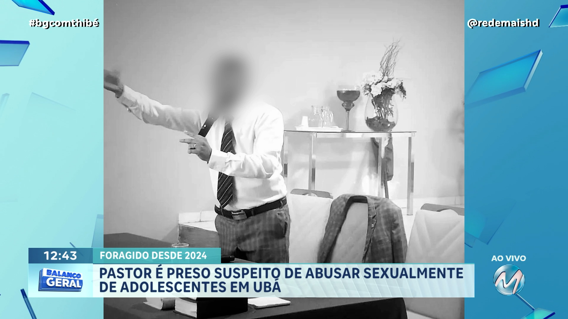 PRESO EM SP: POLÍCIA DESCOBRIU QUE PASTOR ABUSAVA DE MENORES APÓS APREENDER CELULAR DE VÍTIMA EM UBÁ