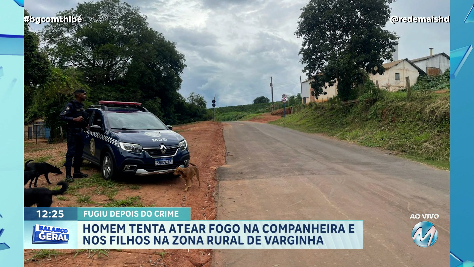 EM VARGINHA: HOMEM TENTA COLOCAR FOGO EM COLCHÃO ONDE ESPOSA E FILHOS DORMIAM