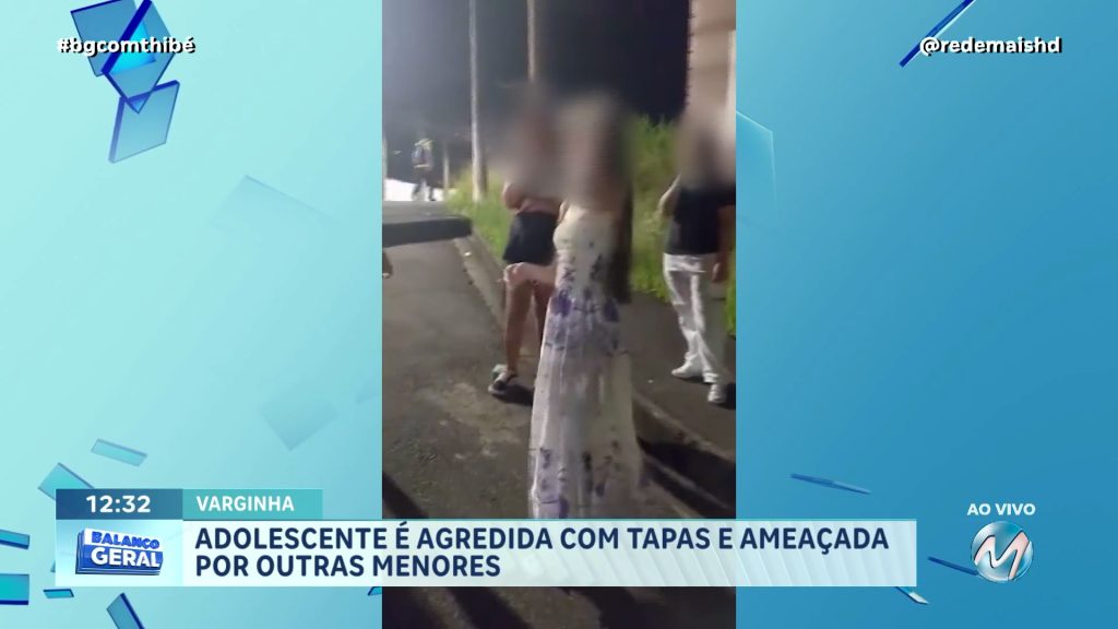 ADOLESCENTE É AMEAÇADA E AGREDIDA COM TAPAS POR OUTRAS MENINAS NO ESTACIONAMENTO DO SHOPPING DE VARGINHA