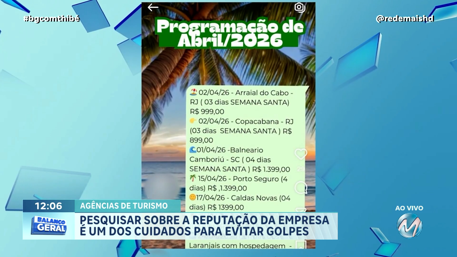 TURISMO E GOLPE: PESQUISAR A REPUTAÇÃO DA EMPRESA É UM DOS CUIDADOS PARA NÃO CAIR EM ARMADILHAS