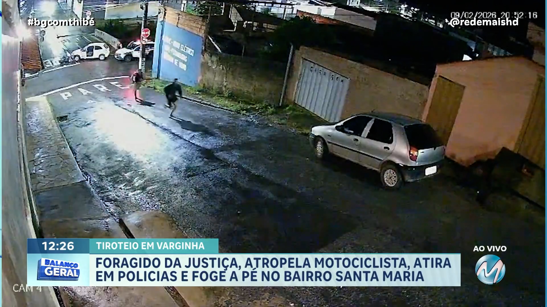 EM VARGINHA: PERSEGUIÇÃO ACABA EM TROCA DE TIROS NO BAIRRO SANTA MARIA