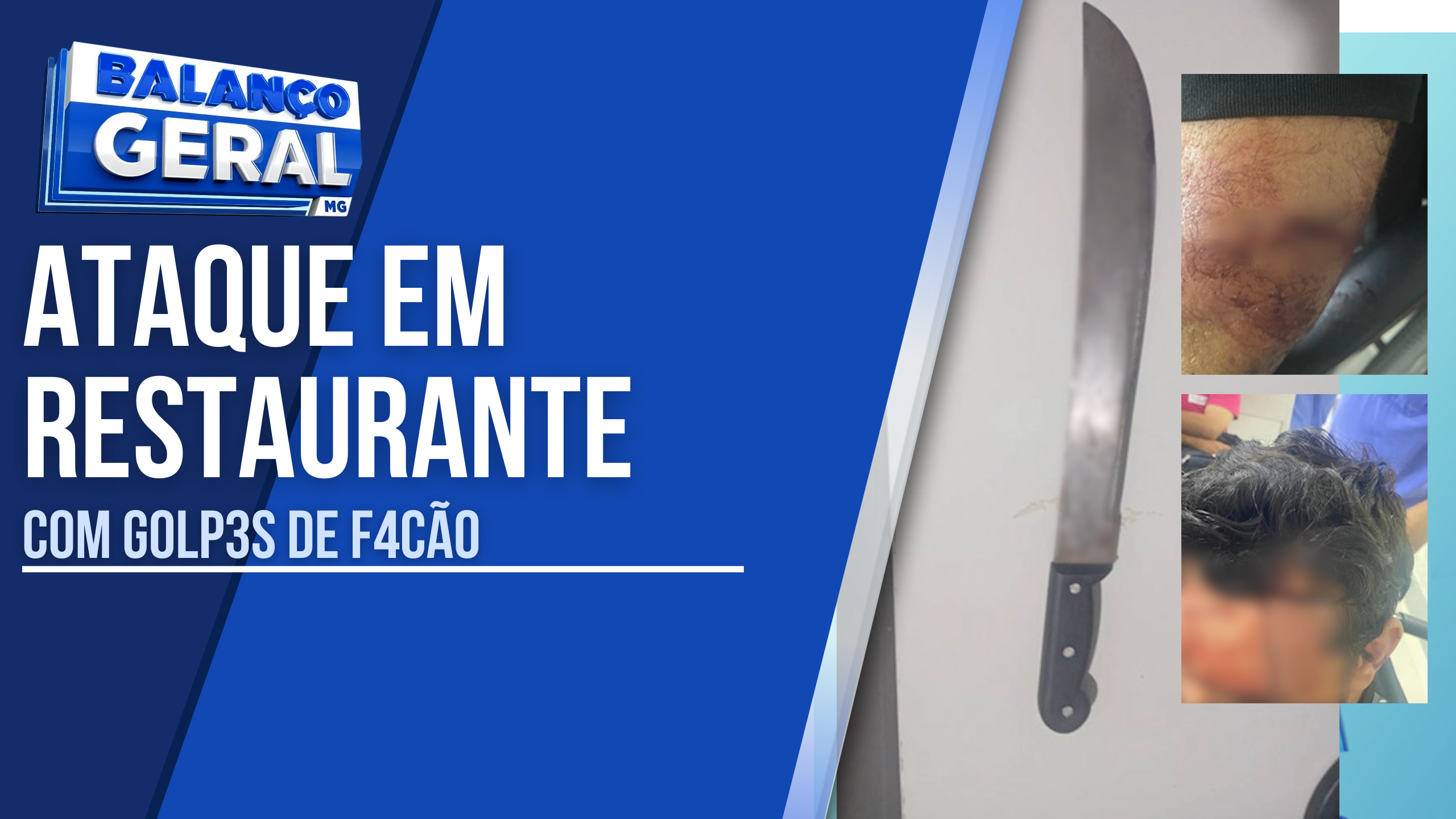 PRESO APÓS GOLPEAR HOMEM COM FACÃO EM RESTAURANTE DE MONTES CLAROS