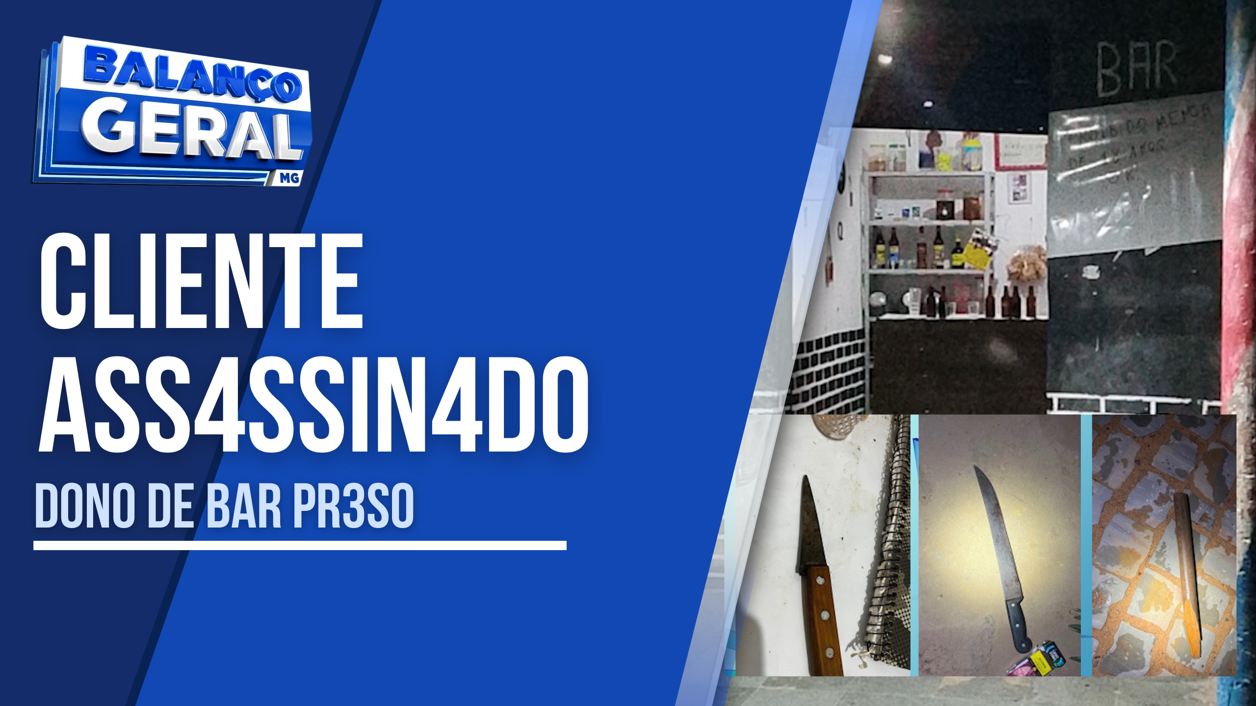 CLIENTE É MORTO A FACADAS APÓS AGREDIR DONO DE BAR