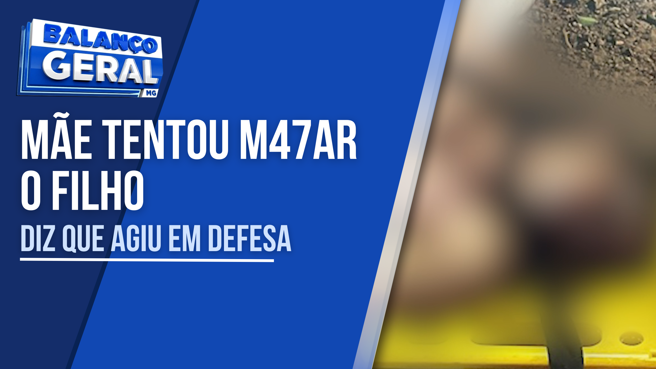 MÃE FOI PRESA APÓS AGREDIR O FILHO A PAULADAS