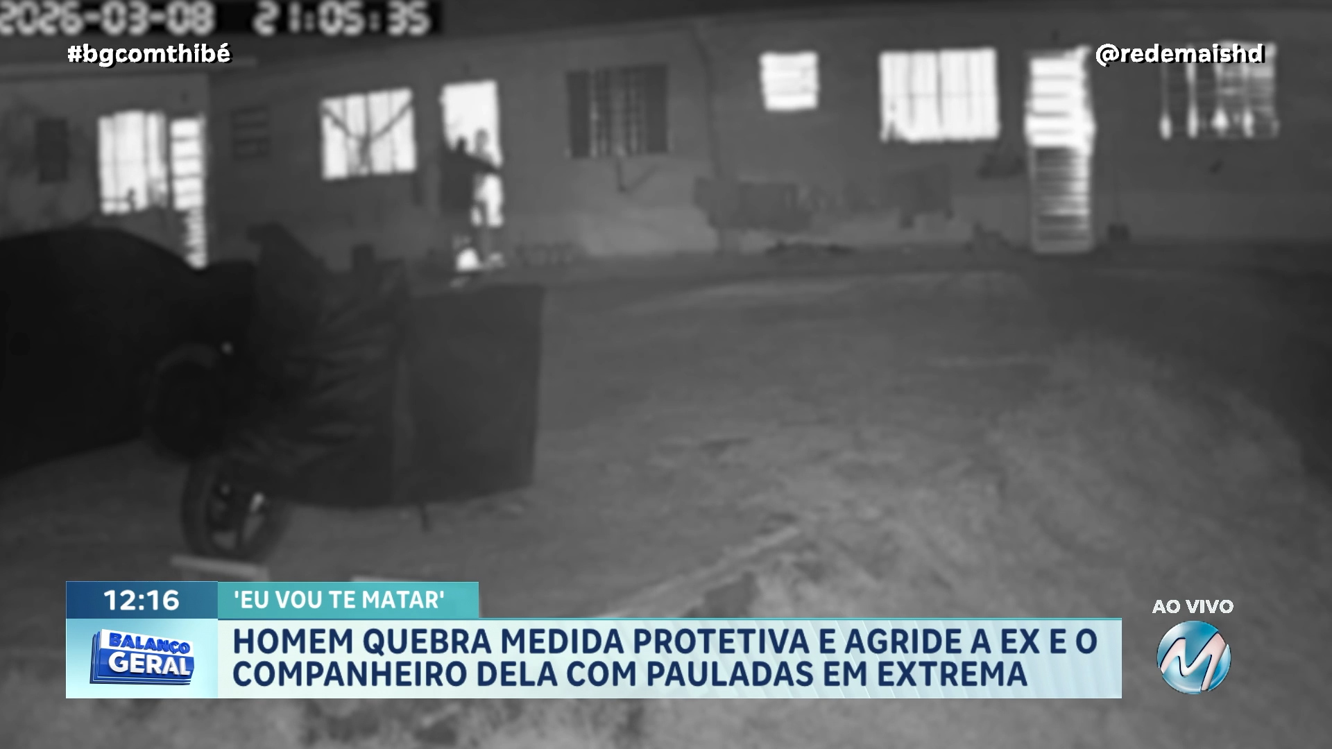 ‘EU VOU TE MATAR’: HOMEM QUEBRA MEDIDA PROTETIVA E AGRIDE A EX E O COMPANHEIRO DELA COM PAULADAS EM EXTREMA