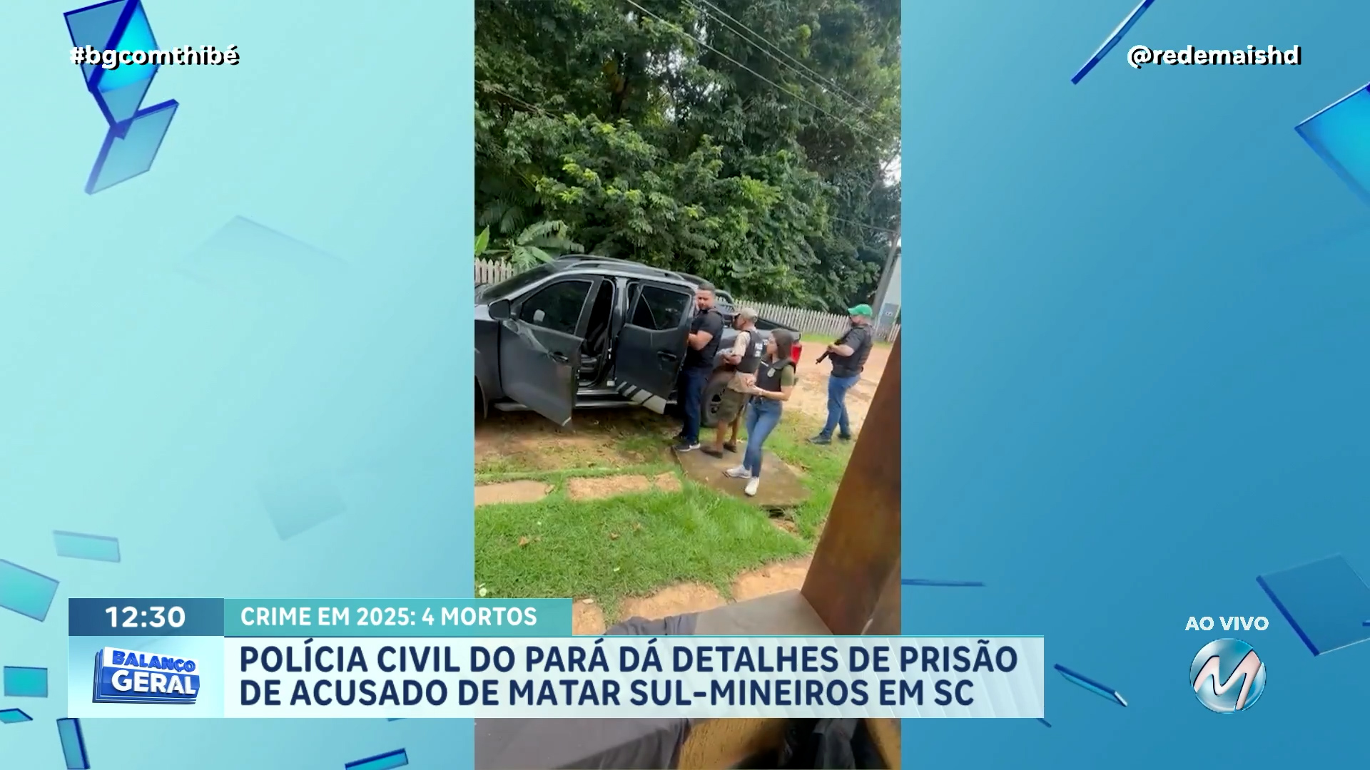 POLÍCIA CIVIL DO PARÁ DÁ DETALHES DE PRISÃO DE ACUSADO DE MATAR SUL-MINEIROS EM SC