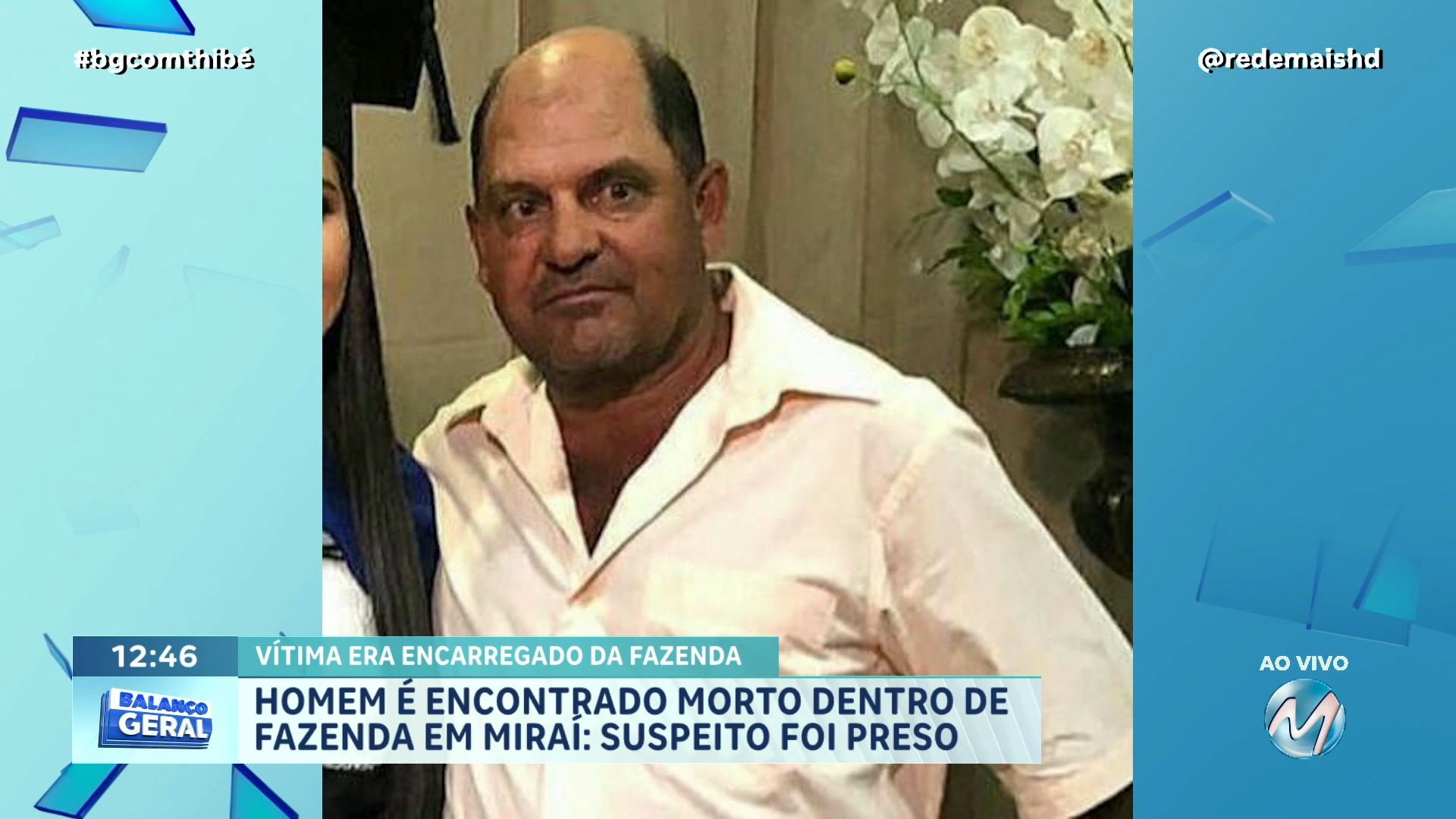 ENCARREGADO É ENCONTRADO MORTO EM FAZENDA EM MIRAÍ: SUSPEITO FOI PRESO