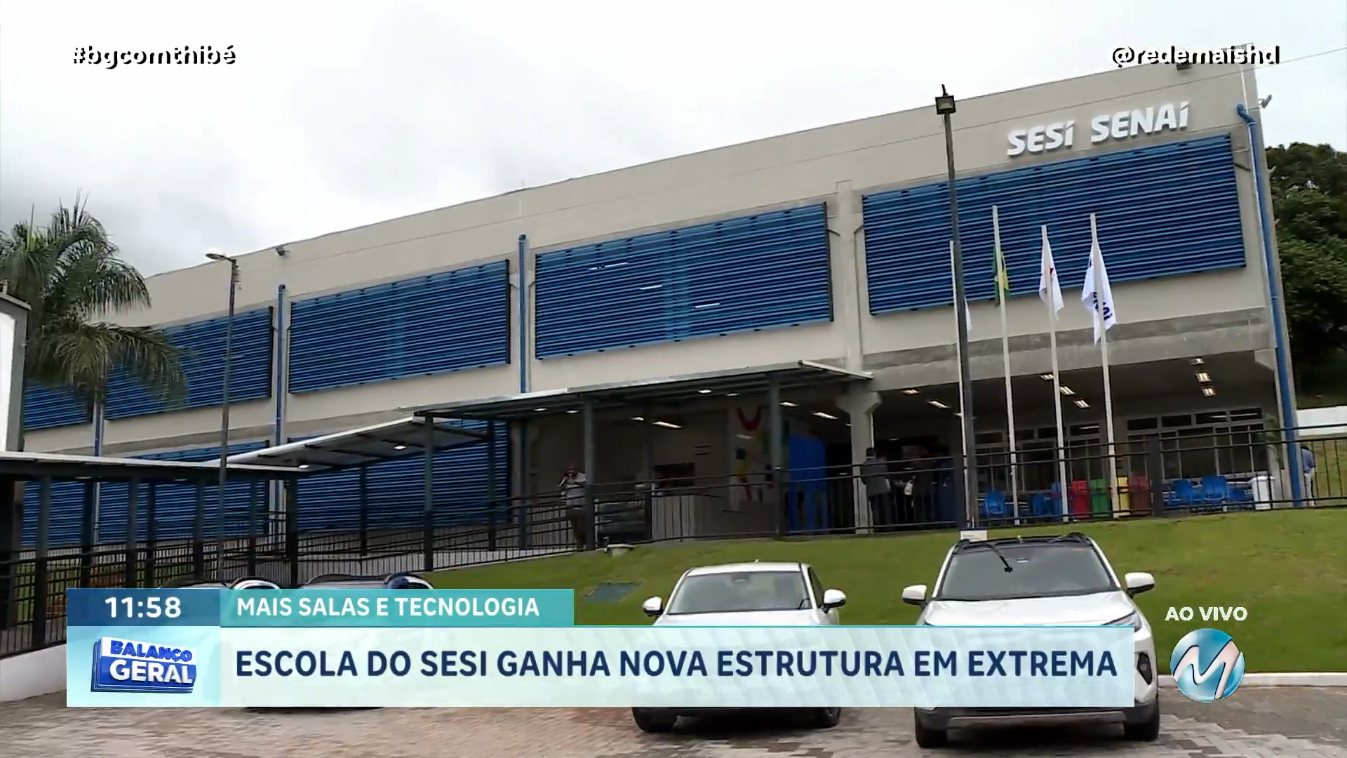 MAIS SALAS E TECNOLOGIA: ESCOLA DO SESI GANHA NOVA ESTRUTURA EM EXTREMA