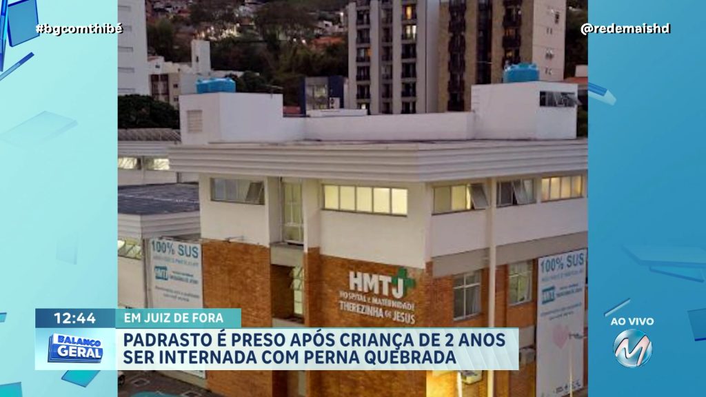 PADRASTO É PRESO APÓS CRIANÇA DE 2 ANOS SER INTERNADA COM PERNA QUEBRADA