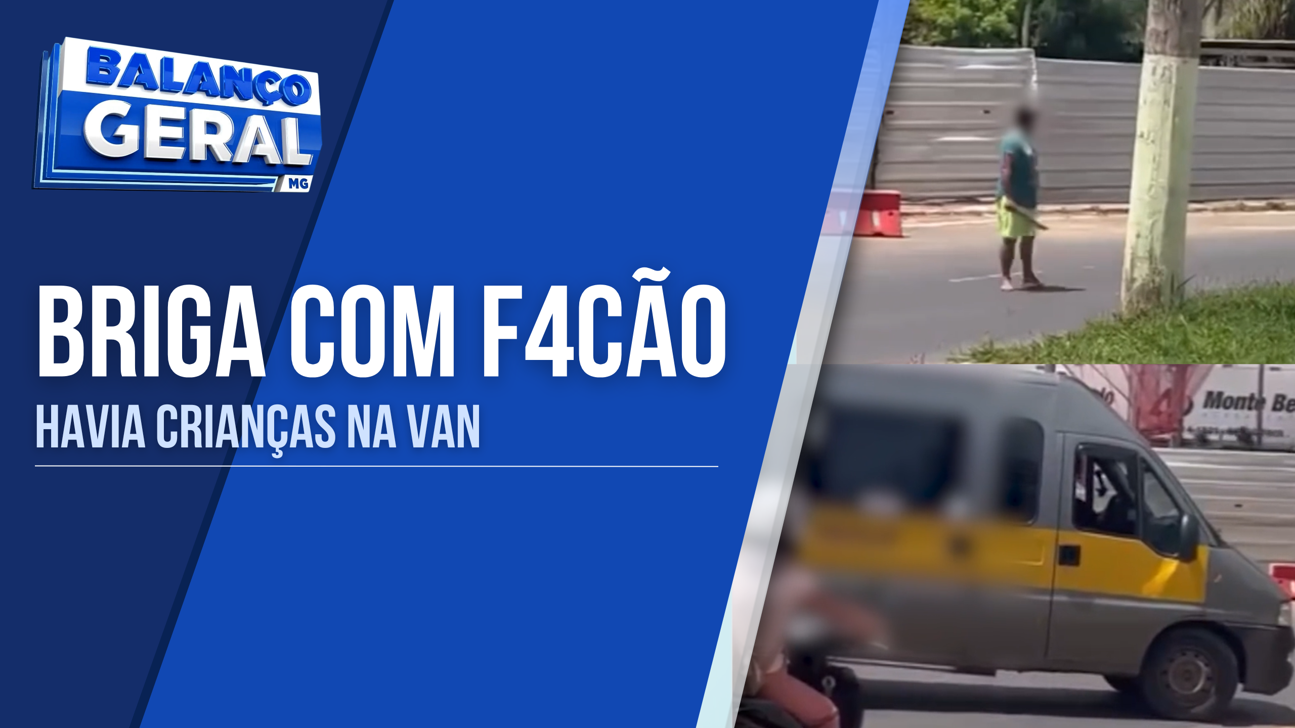 MOTORISTA DE VAN ESCOLAR É FLAGRADO COM FACÃO DURANTE BRIGA DE TRÂNSITO