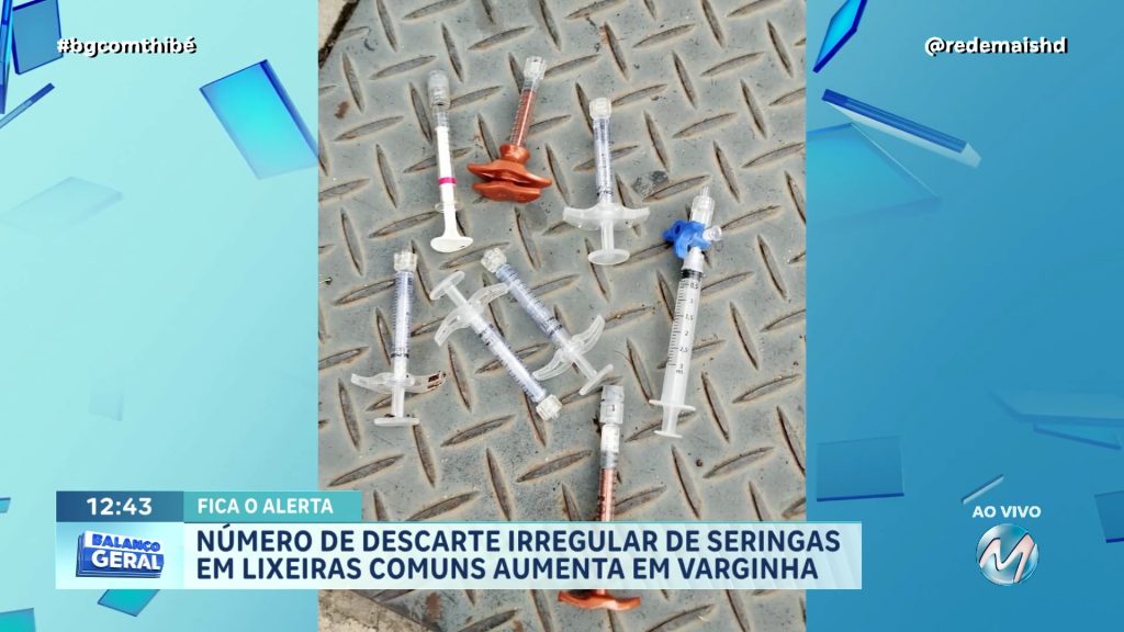 DESCARTE DE MATERIAIS CORTANTES CAUSA ACIDENTES COM COLETORES DE LIXO EM VARGINHA