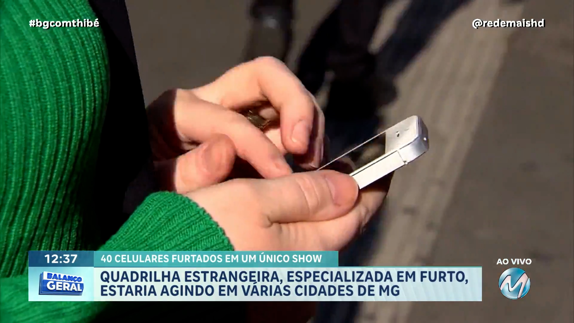 MAIS DE 40 CELULARES FURTADOS EM SHOW: ORGANIZAÇÃO ACREDITA EM ATUAÇÃO DE QUADRILHA ESPECIALIZADA