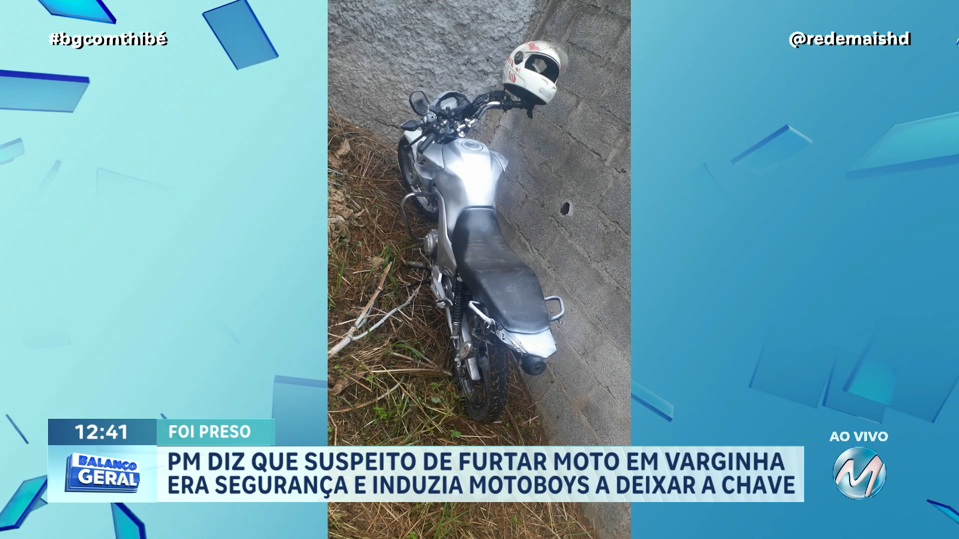 ERA SEGURANÇA DE EMPRESA TERCEIRIZA: POLÍCIA DÁ DETALHES SOBRE O SUSPEITO DE FURTAR MOTO DE MOTOBOY EM VARGINHA