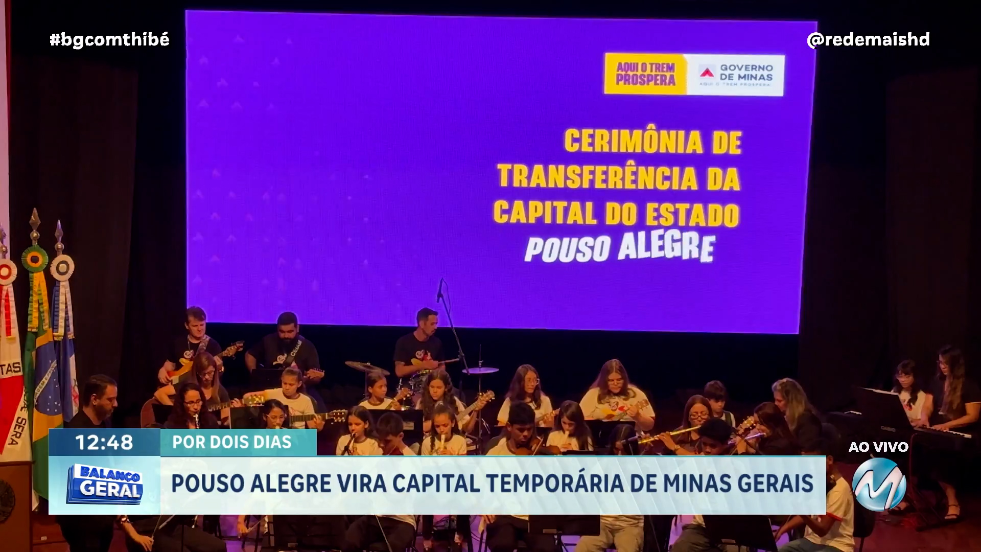 POUSO ALEGRE VIRA CAPITAL TEMPORÁRIA DE MINAS GERAIS POR DOIS DIAS