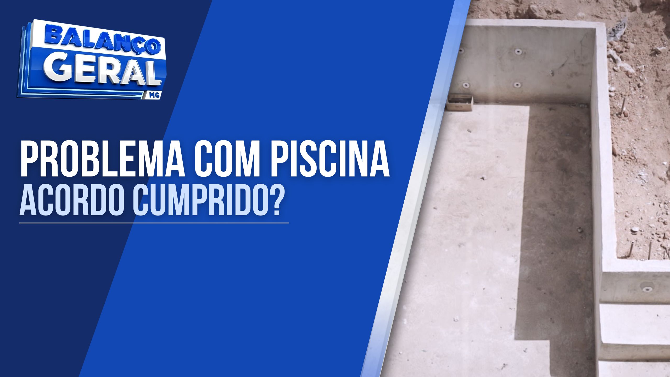 PAGOU E NÃO RECEBEU PISCINA: SERÁ QUE ACORDO FOI CUMPRIDO?
