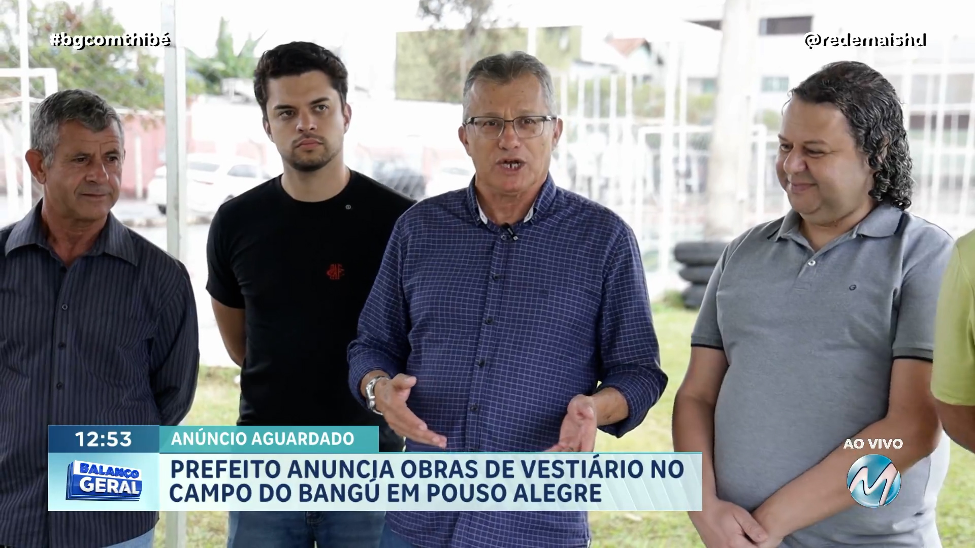 PREFEITO ANUNCIA OBRAS DE VESTIÁRIO NO CAMPO DO BANGU, EM POUSO ALEGRE