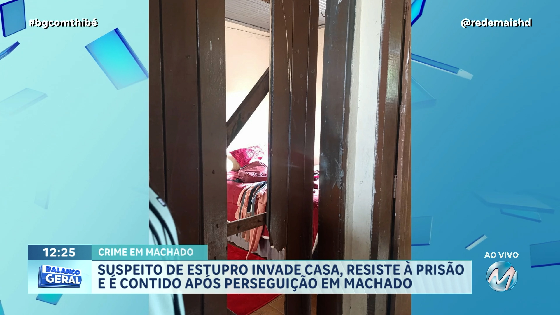 CRIME EM MACHADO: VIZINHOS CORREM ATRÁS DE HOMEM QUE INVADIU A CASA DA EX E ABUSOU DELA