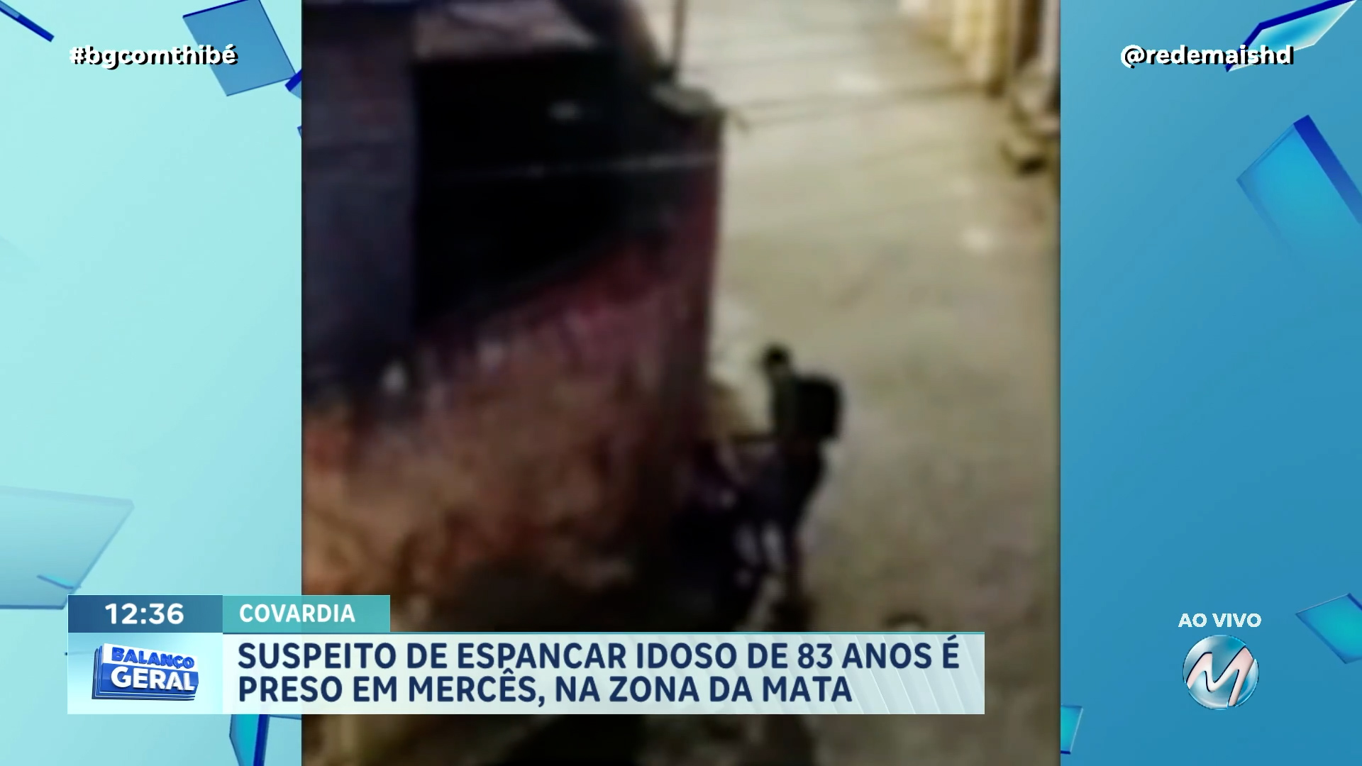 IDOSO DE 83 ANOS É AGREDIDO POR MOTIVO FÚTIL EM CIDADE DA ZONA DA MATA