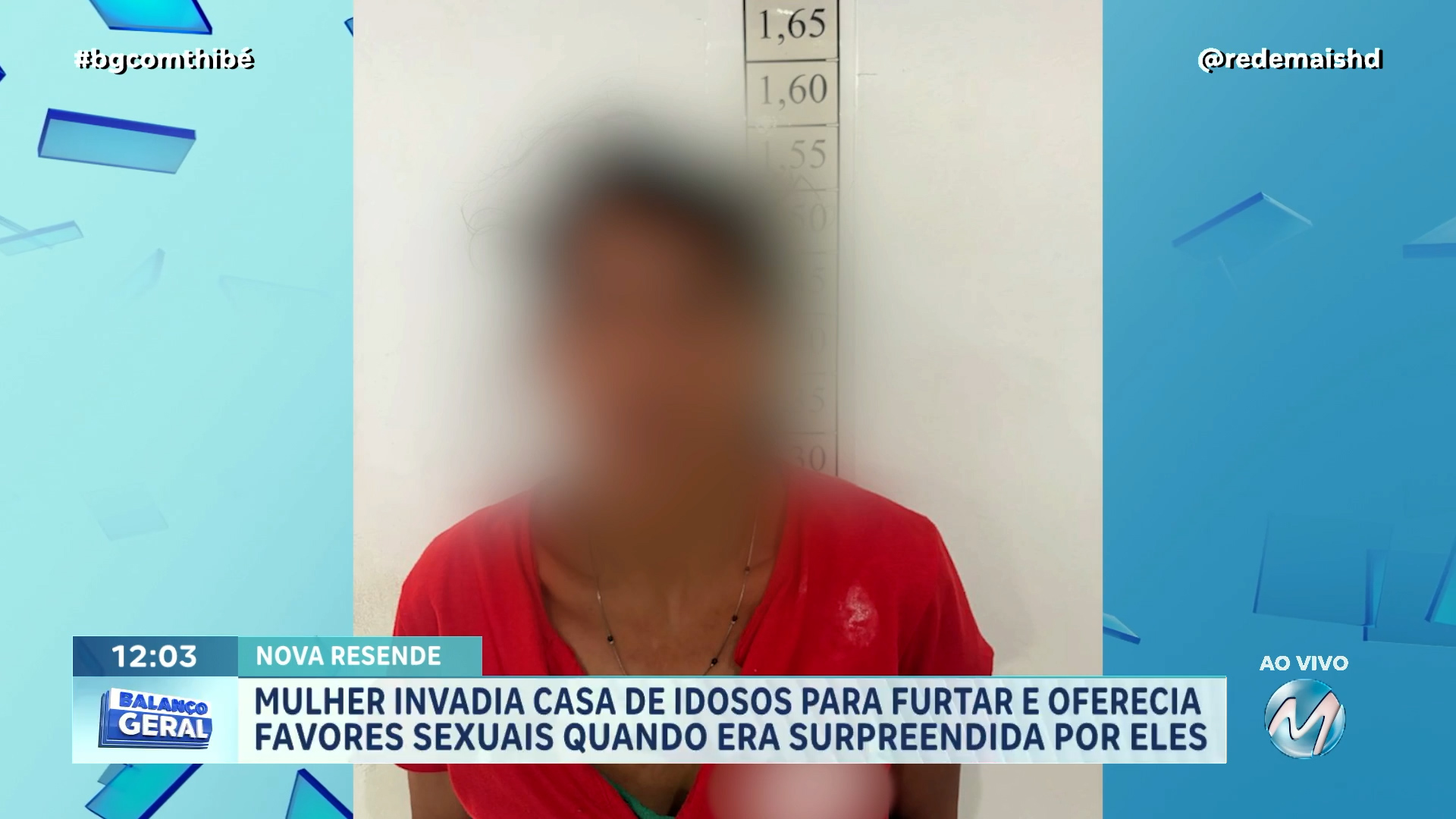 CARA DE PAU: MULHER INVADE CASA DE IDOSOS PARA FURTAR E SE APROVEITA DA SITUAÇÃO