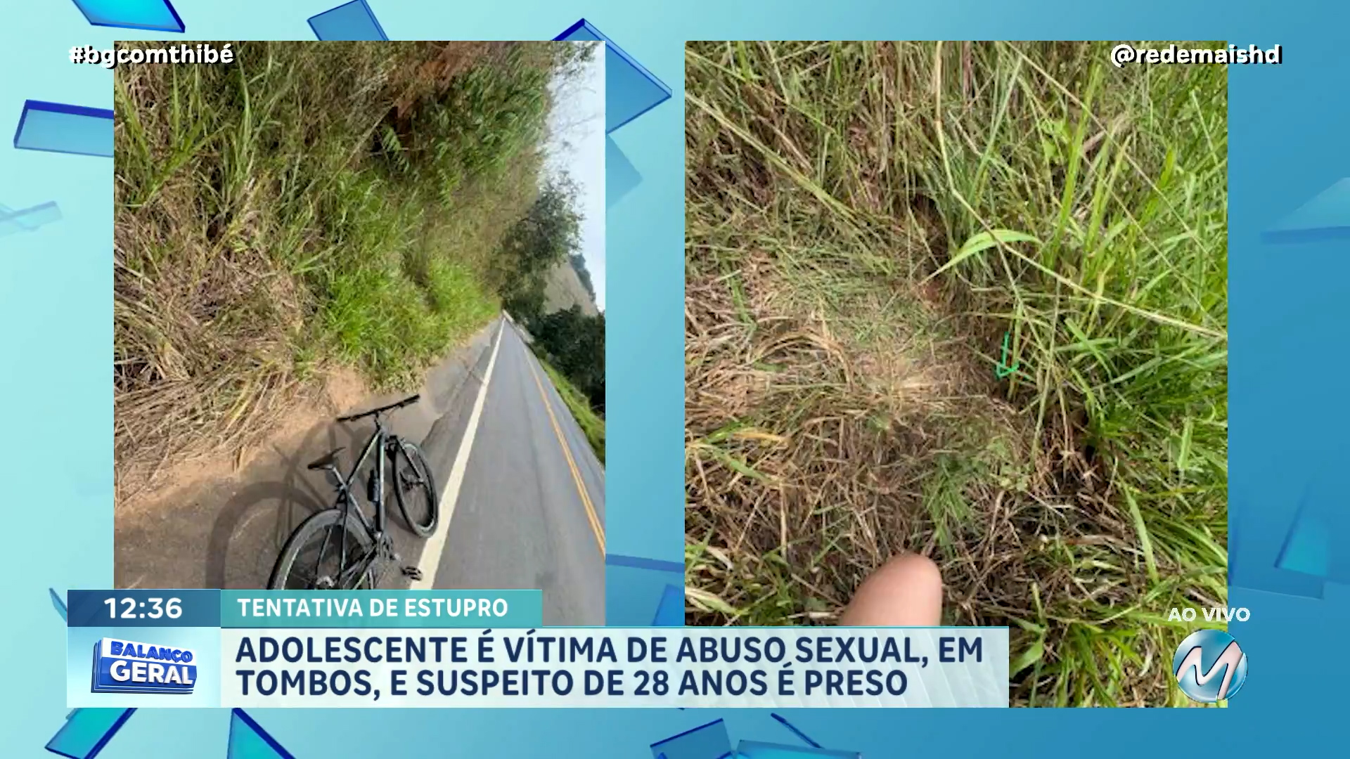SUSPEITO DE ABUSAR DE ADOLESCENTE QUE ANDAVA DE BICICLETA EM TOMBOS É PRESO