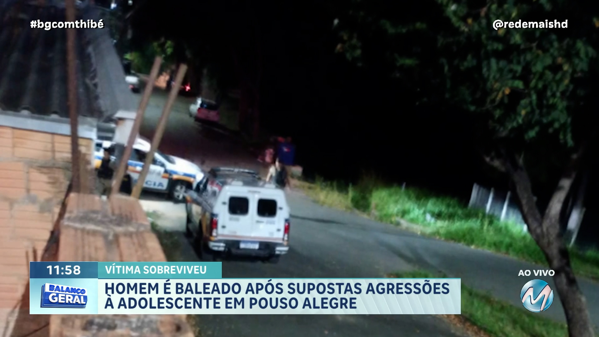 HOMEM É BALEADO APÓS SUPOSTAS AGRESSÕES À ADOLESCENTE EM POUSO ALEGRE