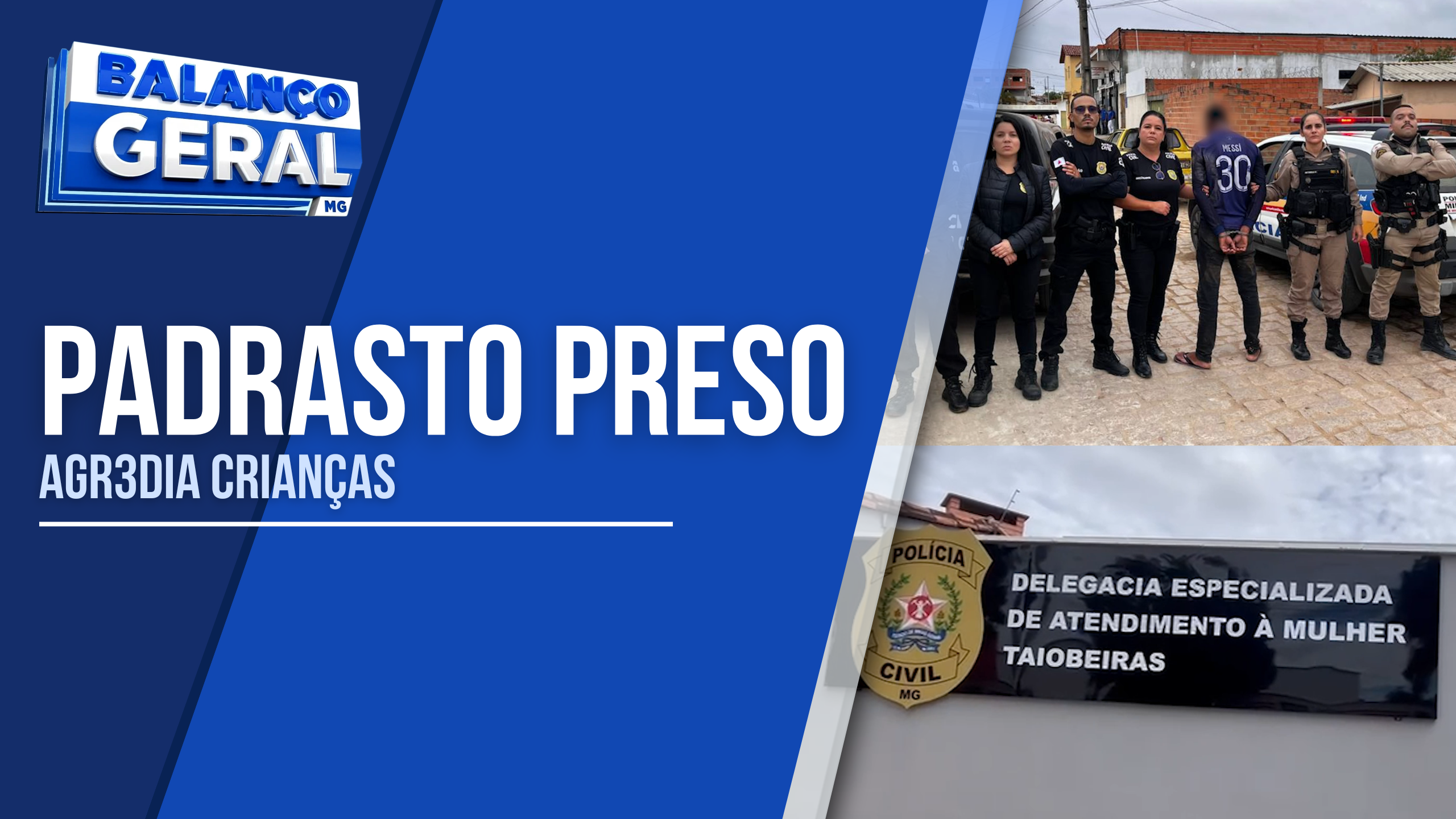 HOMEM É PRESO POR DESCUMPRIR MEDIDAS PROTETIVAS E AGREDIR CRIANÇAS EM MARISTELA DE MINAS
