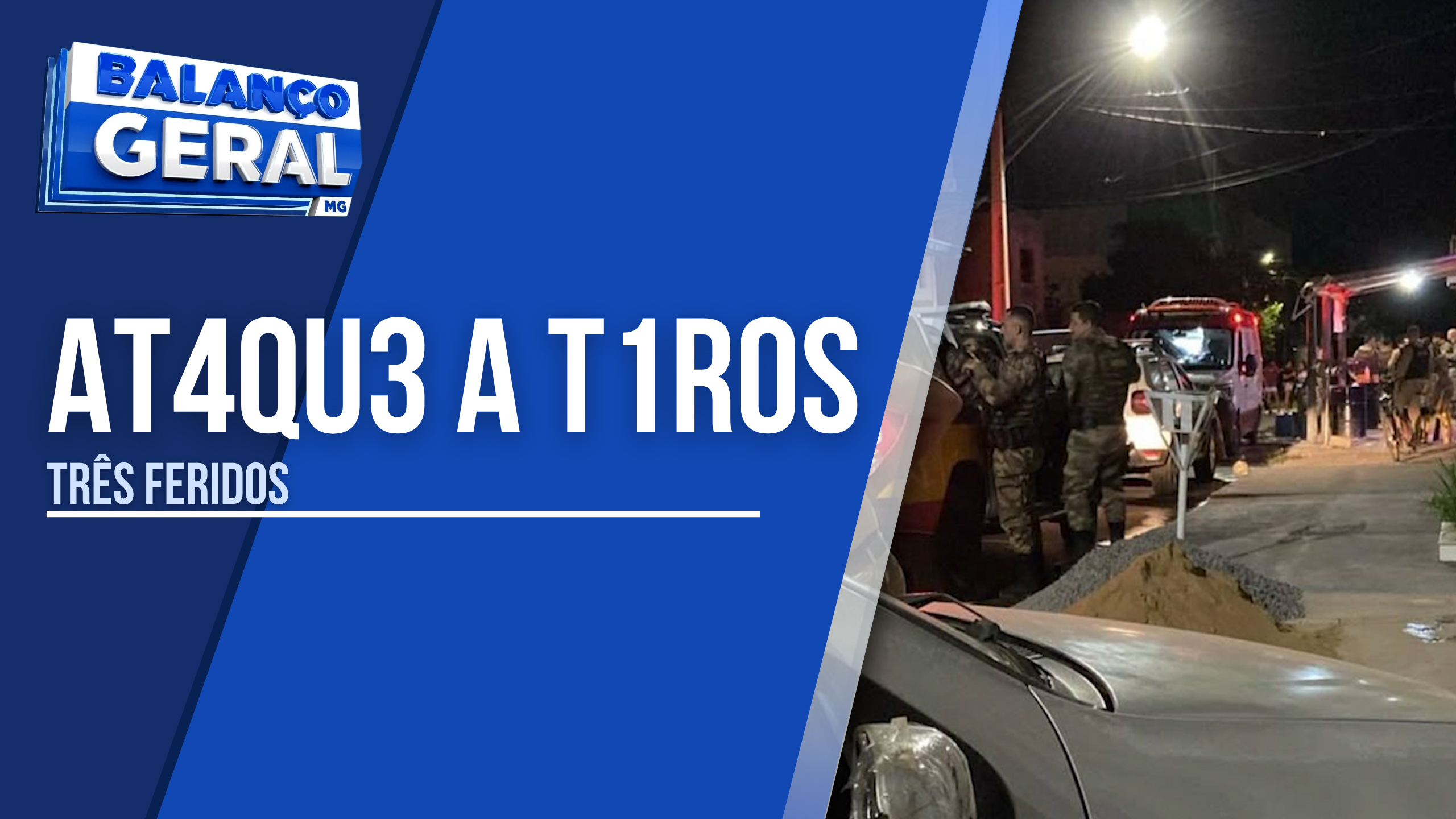 TRÊS PESSOAS FICARAM FERIDAS DURANTE ATAQUE A TIROS NO BAIRRO VILA TELMA EM MONTES CLAROS