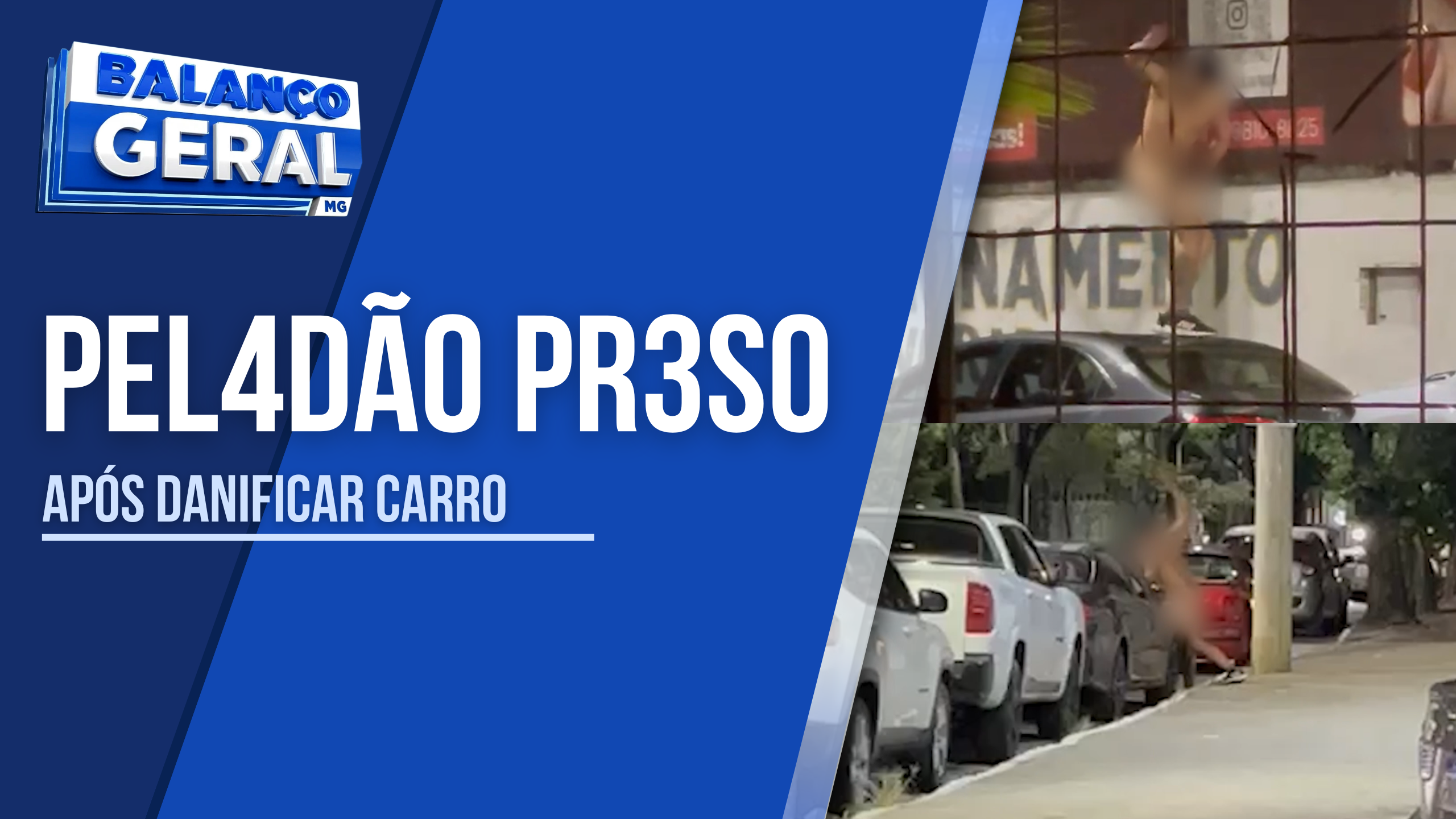 “PELADÃO”: JOVEM É PRESO APÓS DANIFICAR CARRO EM AVENIDA DE MONTES CLAROS