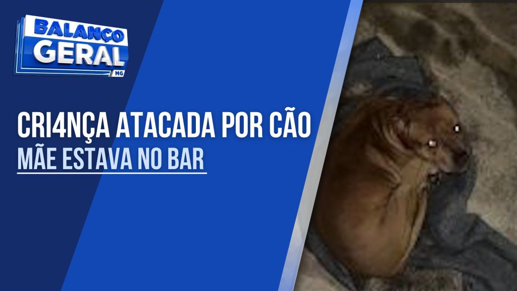 CRIANÇA DE DOIS ANOS É ATACADA POR PITBULL EM TRÊS CORAÇÕES: MÃE ESTAVA NO BAR E FOI PRESA