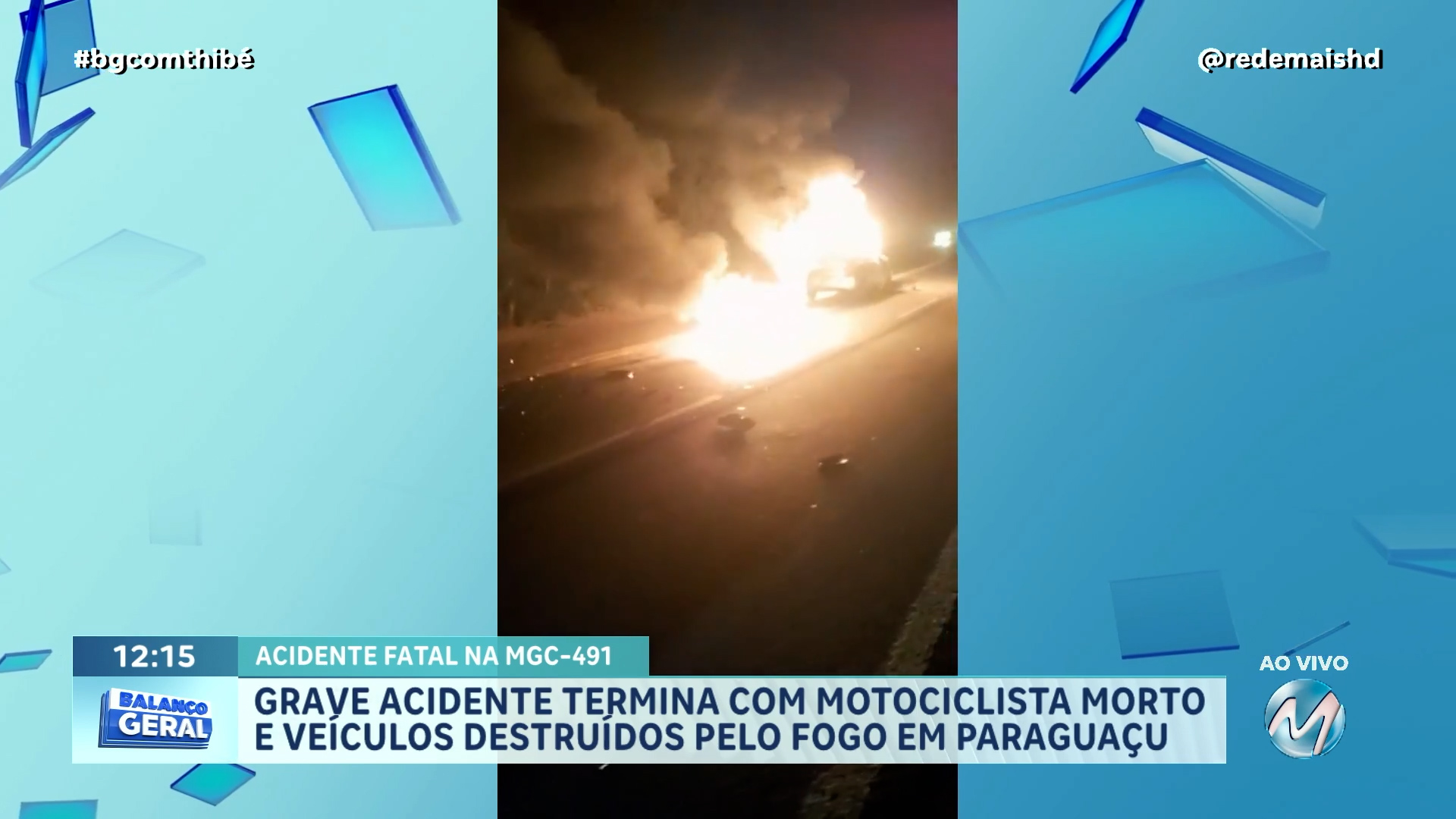 EM PARAGUAÇU: GRAVE ACIDENTE EM RODOVIA DEIXA UMA PESSOA MORTA