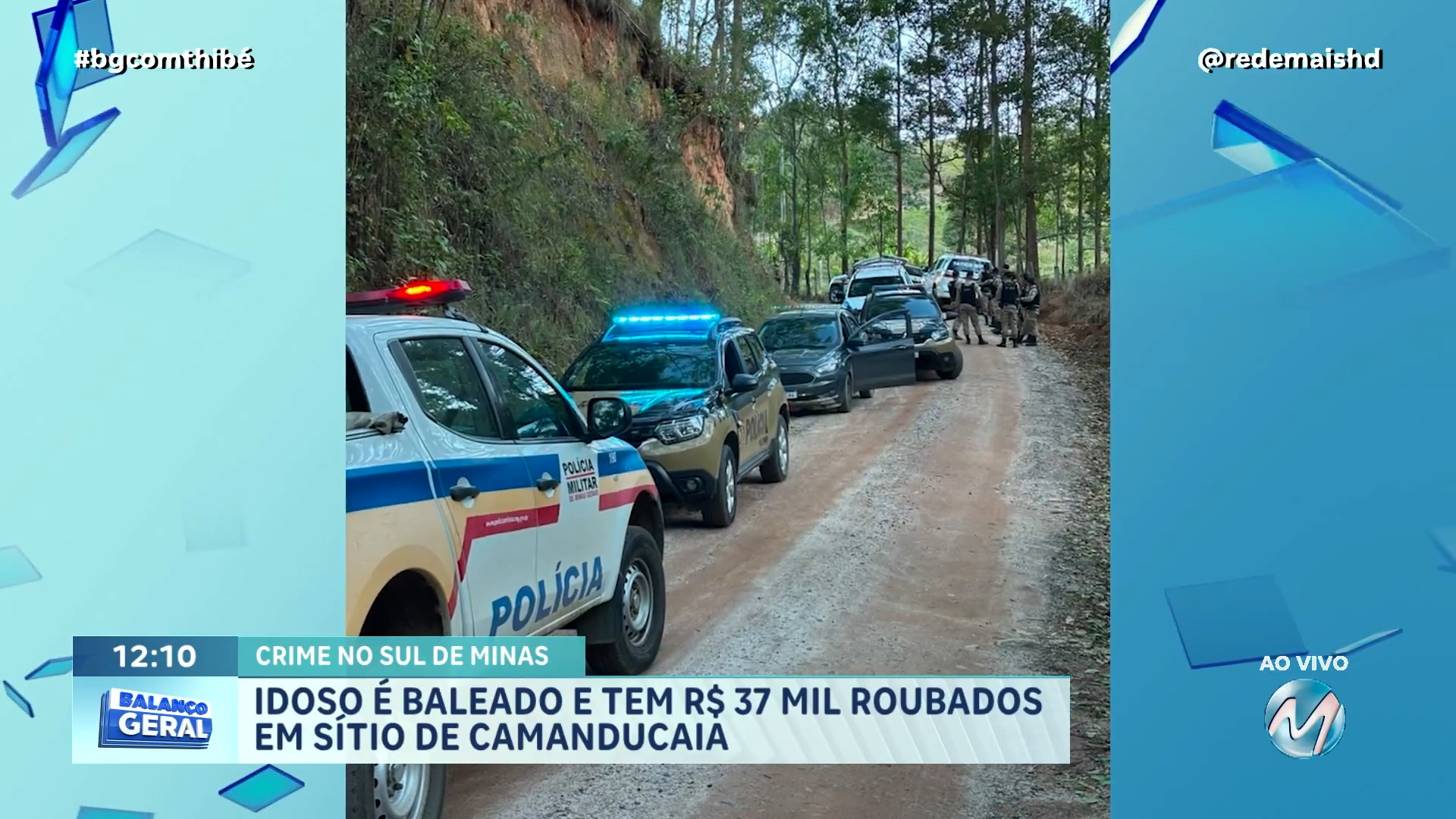 IDOSO É BALEADO E TEM R$ 37 MIL ROUBADOS EM SÍTIO DE CAMANDUCAIA