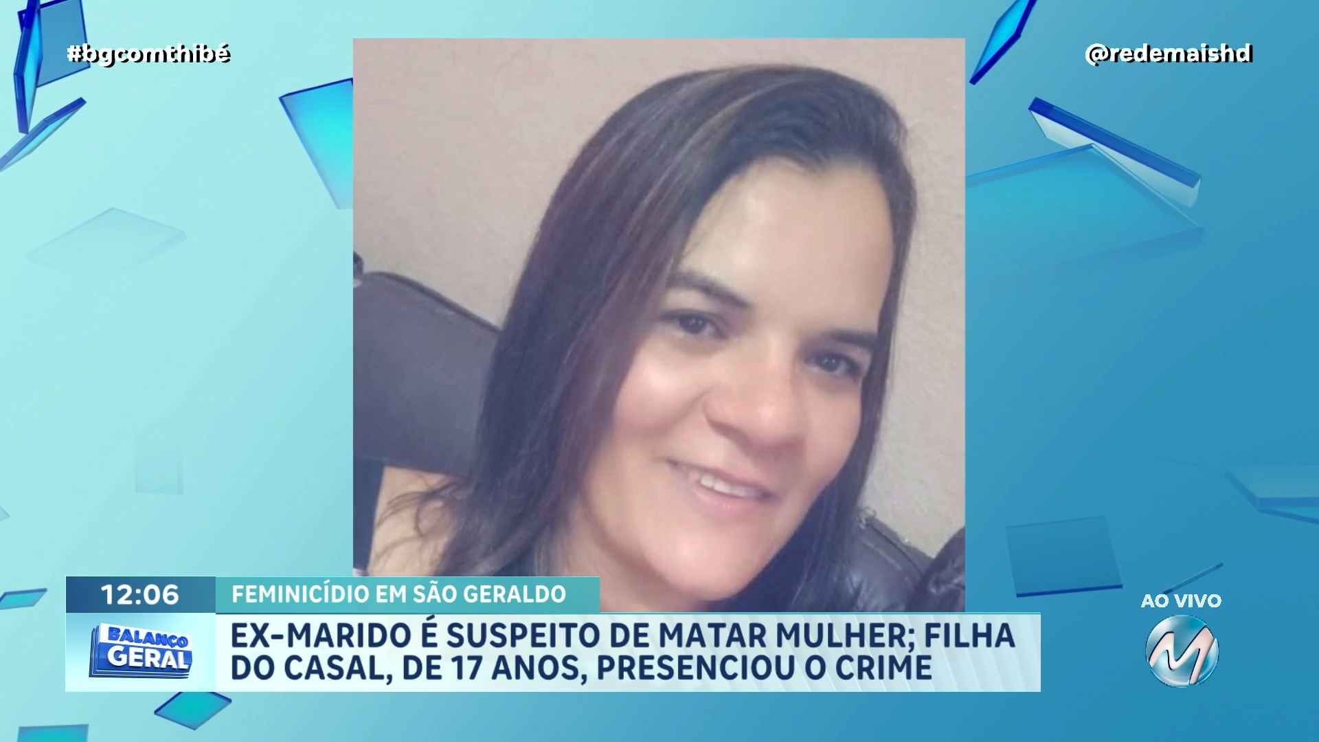 EX-MARIDO É SUSPEITO DE MATAR A MULHER NA FRENTE DA FILHA DELES DE 17 ANOS: CRIME FOI EM SÃO GERALDO