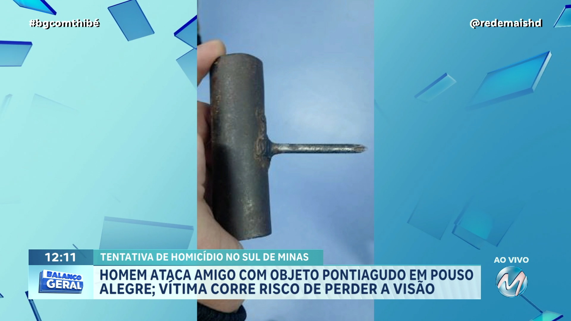 HOMEM CORRE RISCO DE PERDER A VISÃO APÓS SER ATACADO COM OBJETO PONTIAGUDO EM POUSO ALEGRE