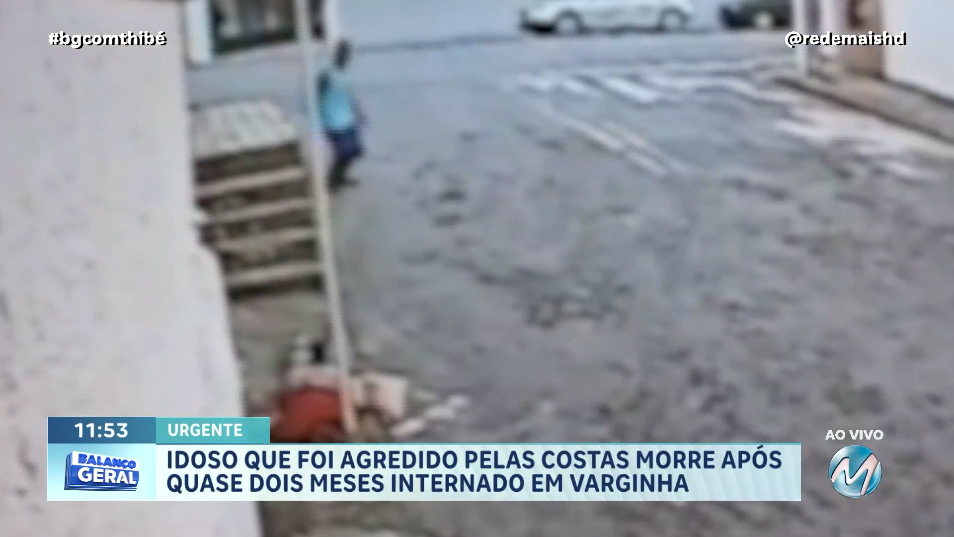 MORRE IDOSO QUE FOI AGREDIDO PELAS COSTAS EM VARGINHA