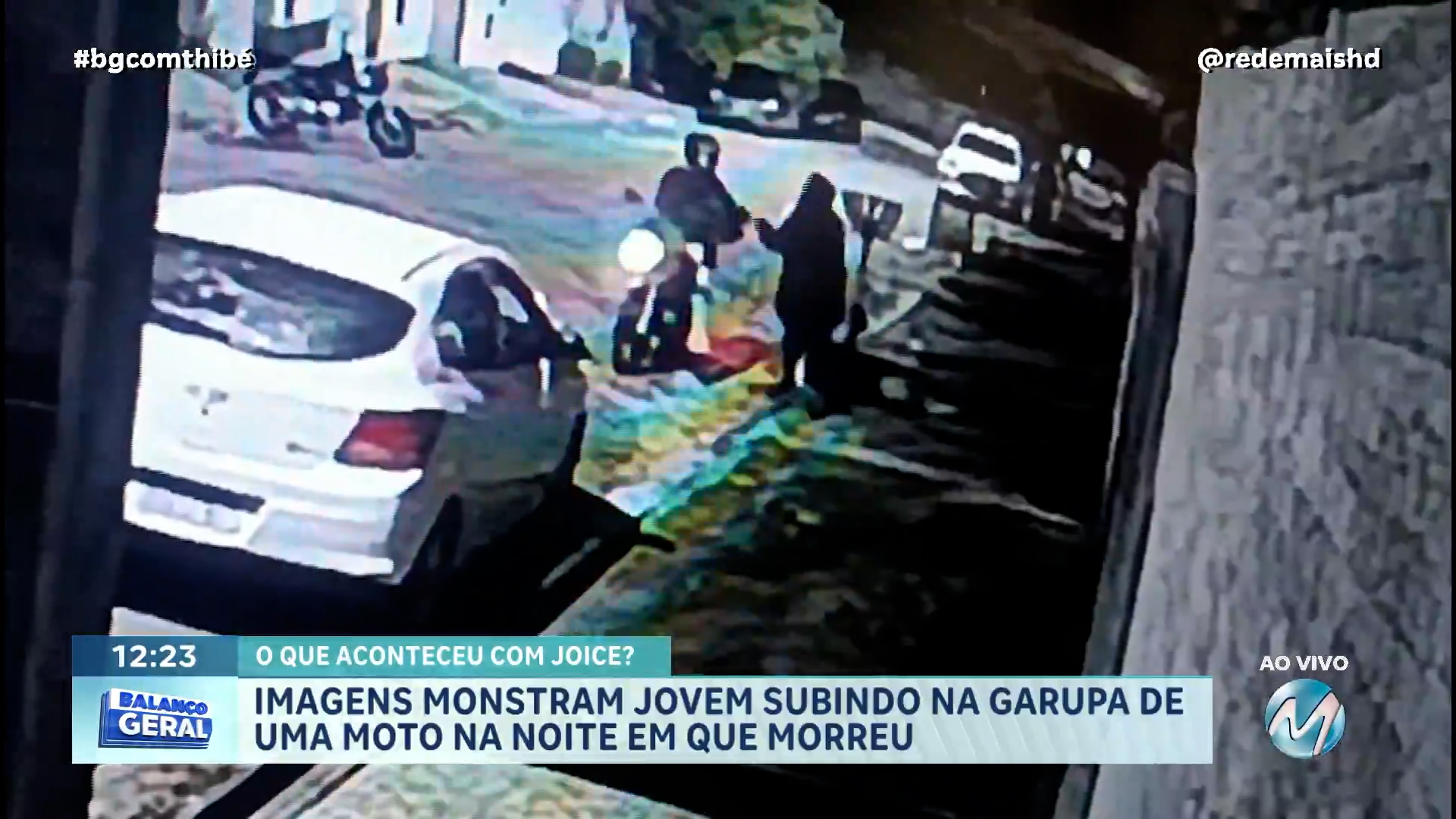 O QUE ACONTECEU COM JOICE? IMAGENS MOSTRAM JOVEM SUBINDO NA GARUPA DE UMA MOTO NA NOITE EM QUE MORREU
