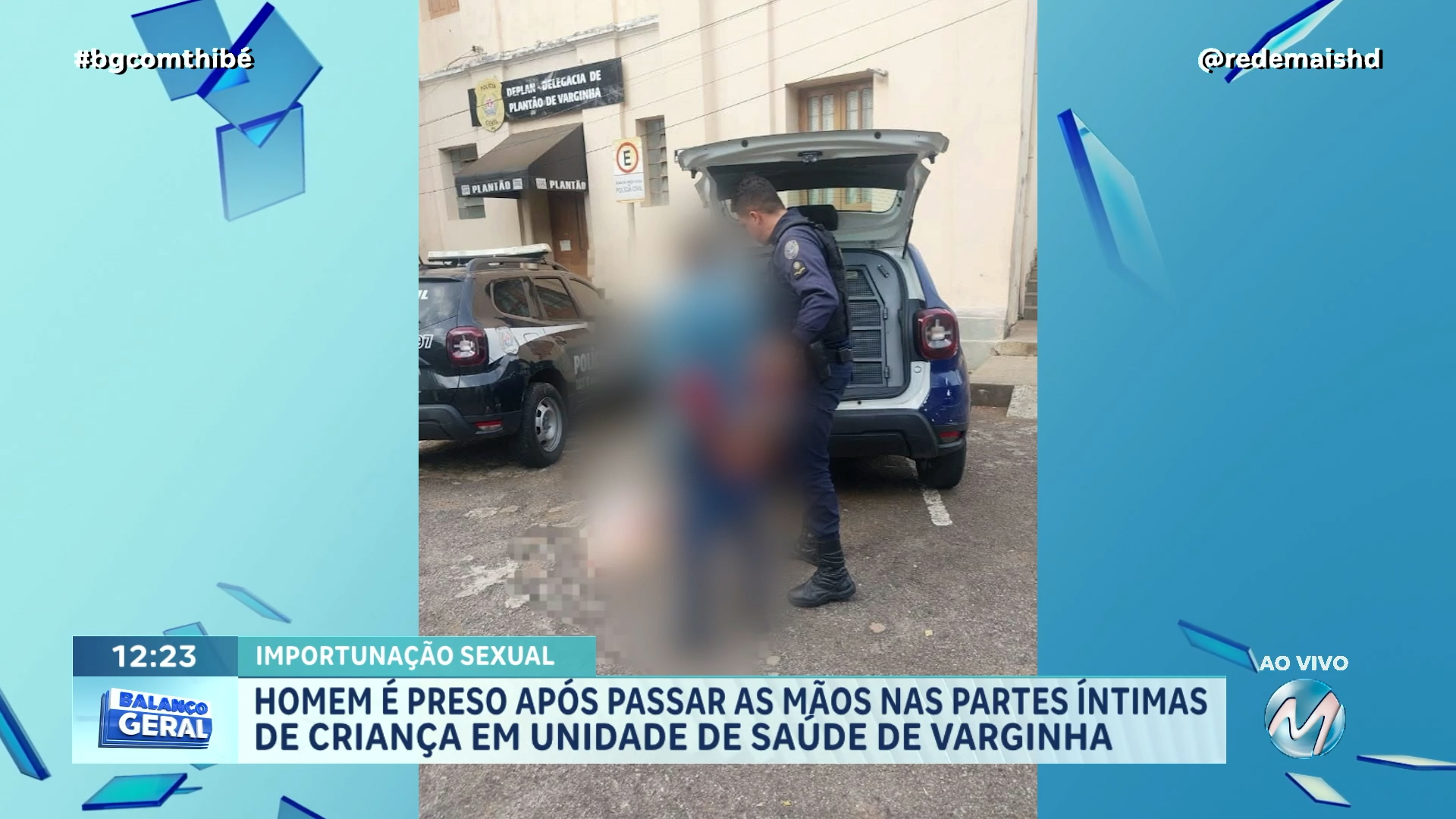 HOMEM É PRESO APÓS PASSAR AS MÃOS NAS PARTES ÍNTIMAS DE CRIANÇA EM UNIDADE DE SAÚDE DE VARGINHA
