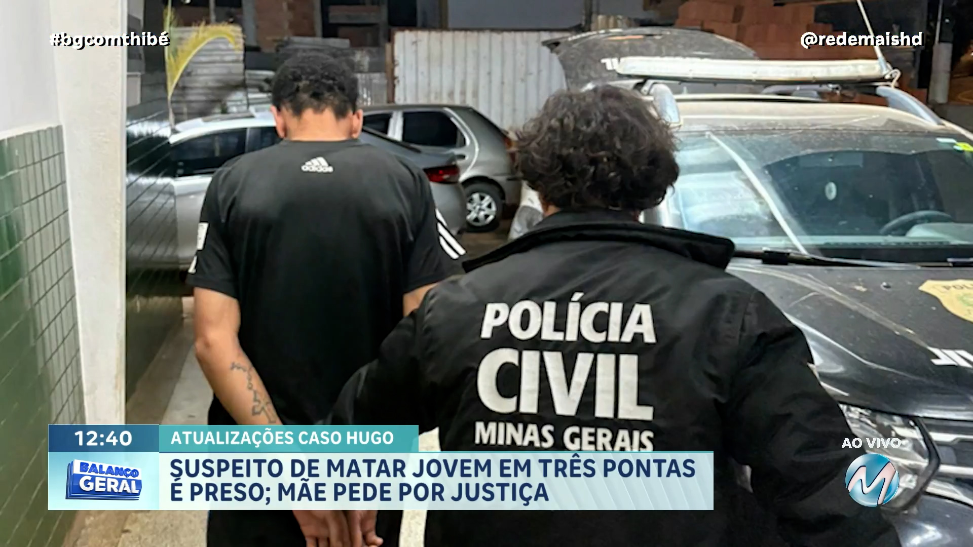 CASO HUGO: SUSPEITO DE MATAR JOVEM EM TRÊS PONTAS É PRESO E MÃE DA VÍTIMA PEDE POR JUSTIÇA