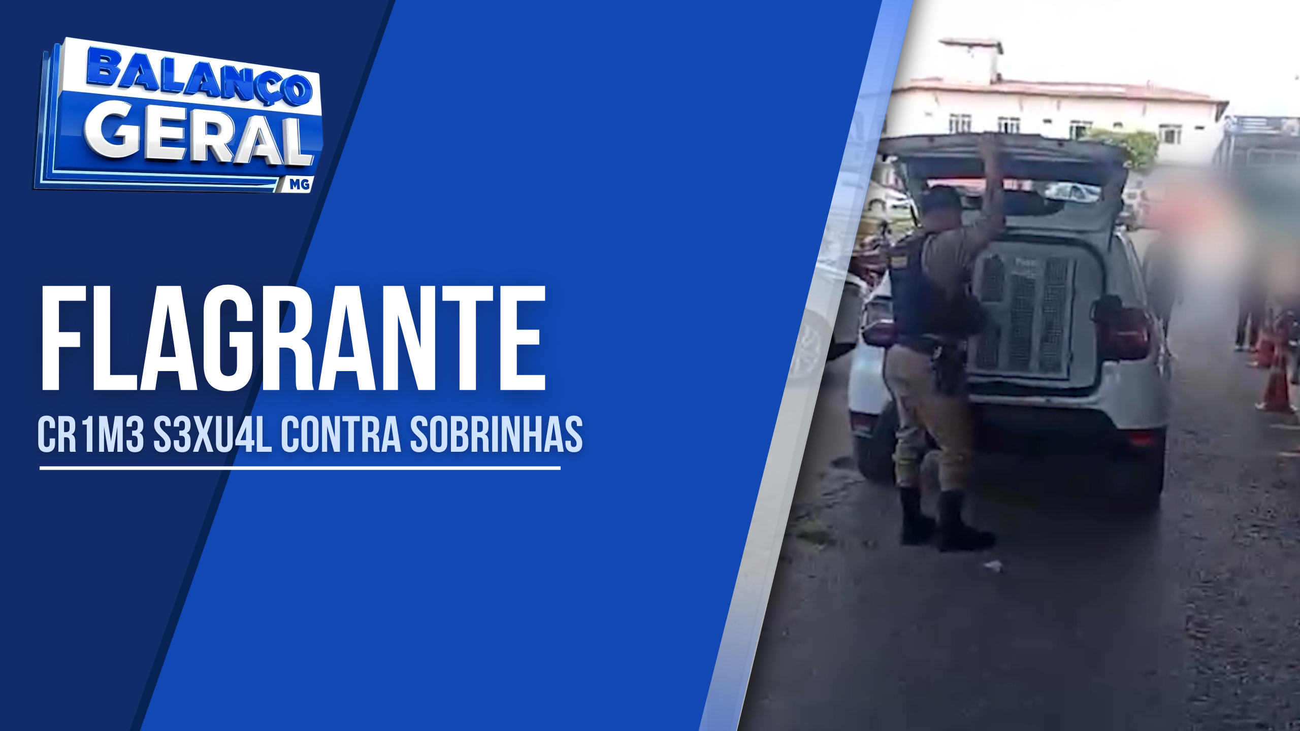 HOMEM É PRESO APÓS SER FLAGRADO COMETENDO ATOS LIBIDINOSOS FRENTE DAS SOBRINHAS EM SÃO FRANCISCO