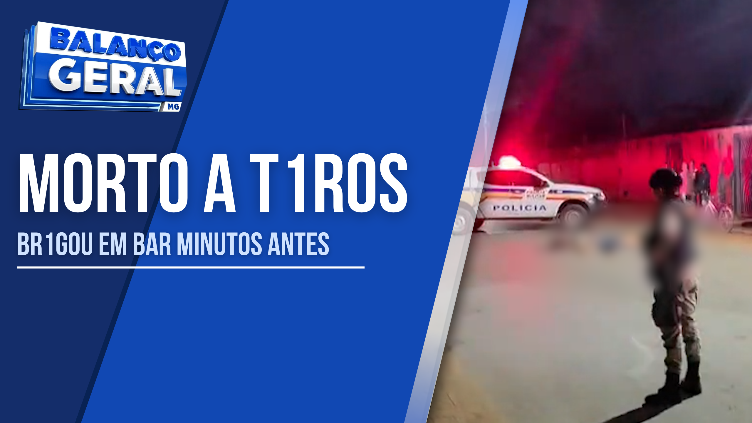 DISCUSSÃO EM BAR TERMINA COM UM HOMEM MORTO A TIROS EM PIRAPORA