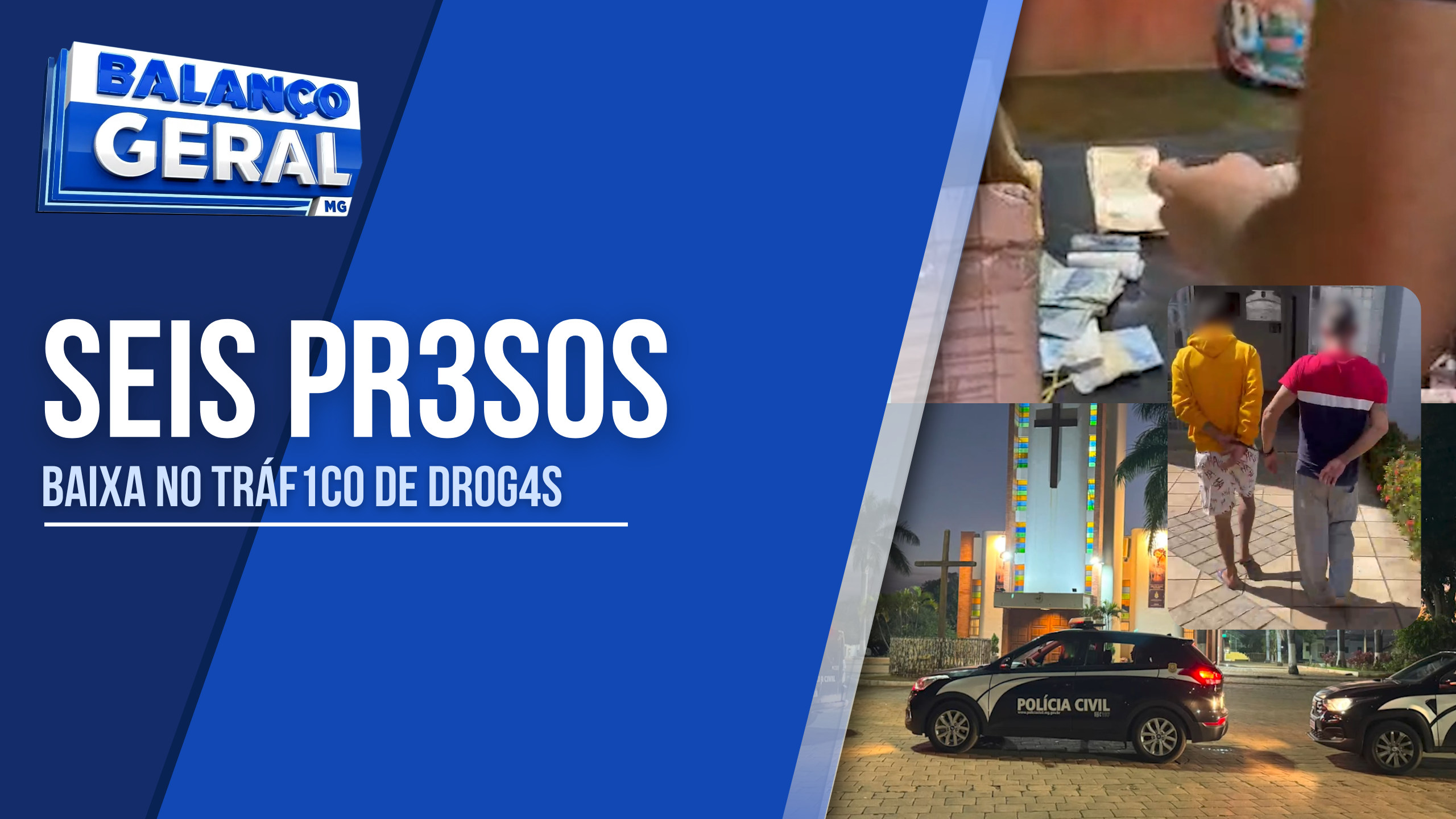 OPERAÇÃO CONTRA O TRÁFICO DE DROGAS TERMINA COM SEIS PRESOS NO NORTE DE MINAS