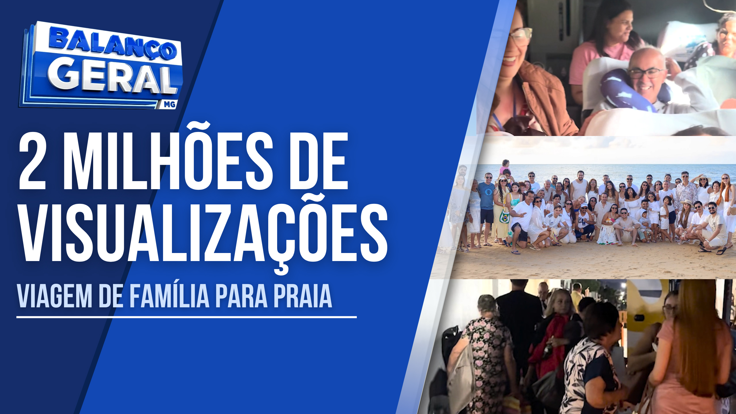 FAMÍLIA REÚNE 60 PARENTES EM VIAGEM À PRAIA E ULTRAPASSA 2 MILHÕES DE VISUALIZAÇÕES