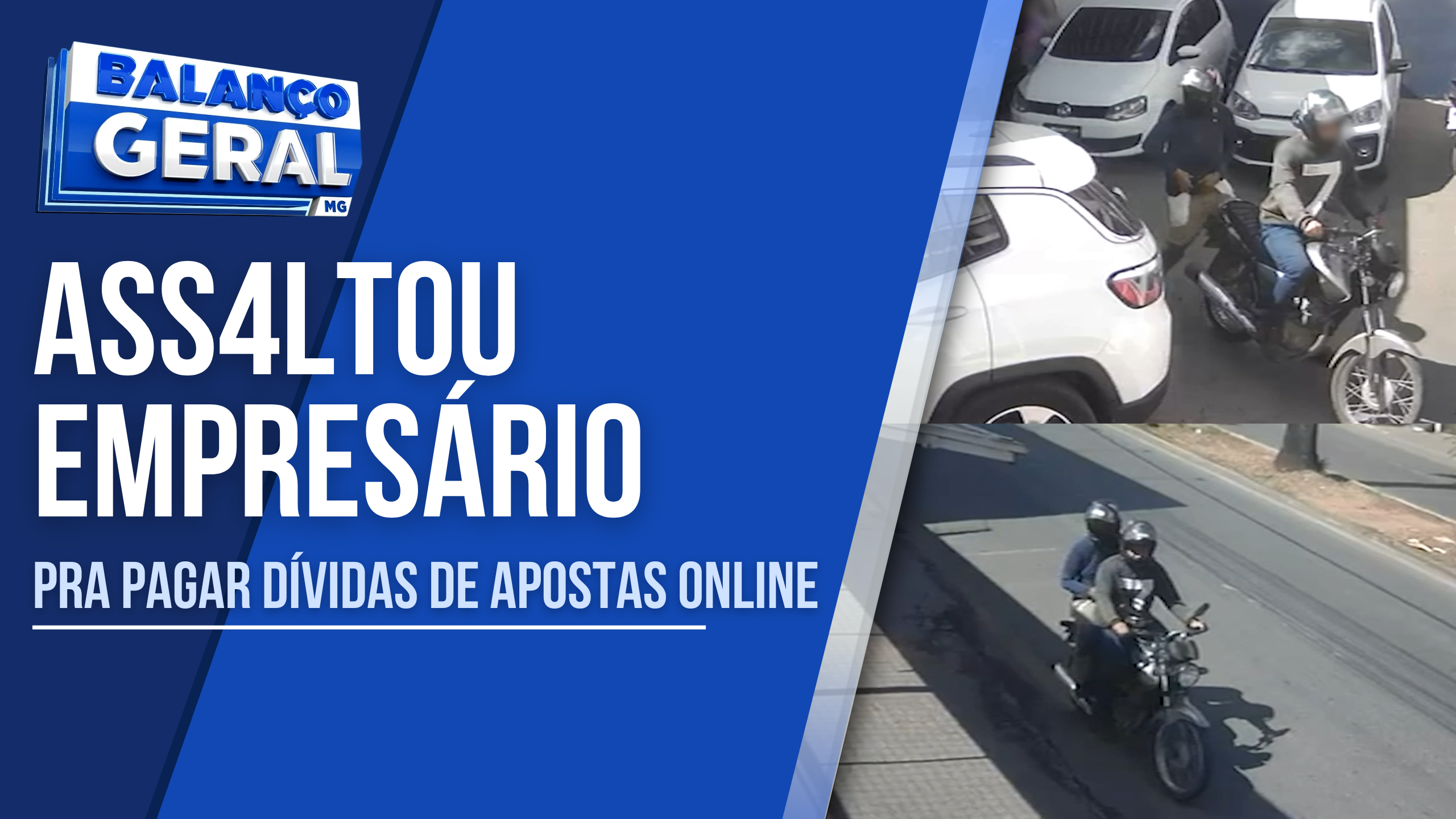 SUSPEITO AFIRMA QUE COMETEU ASSALTO POR CAUSA DE DÍVIDAS COM APOSTAS ONLINE