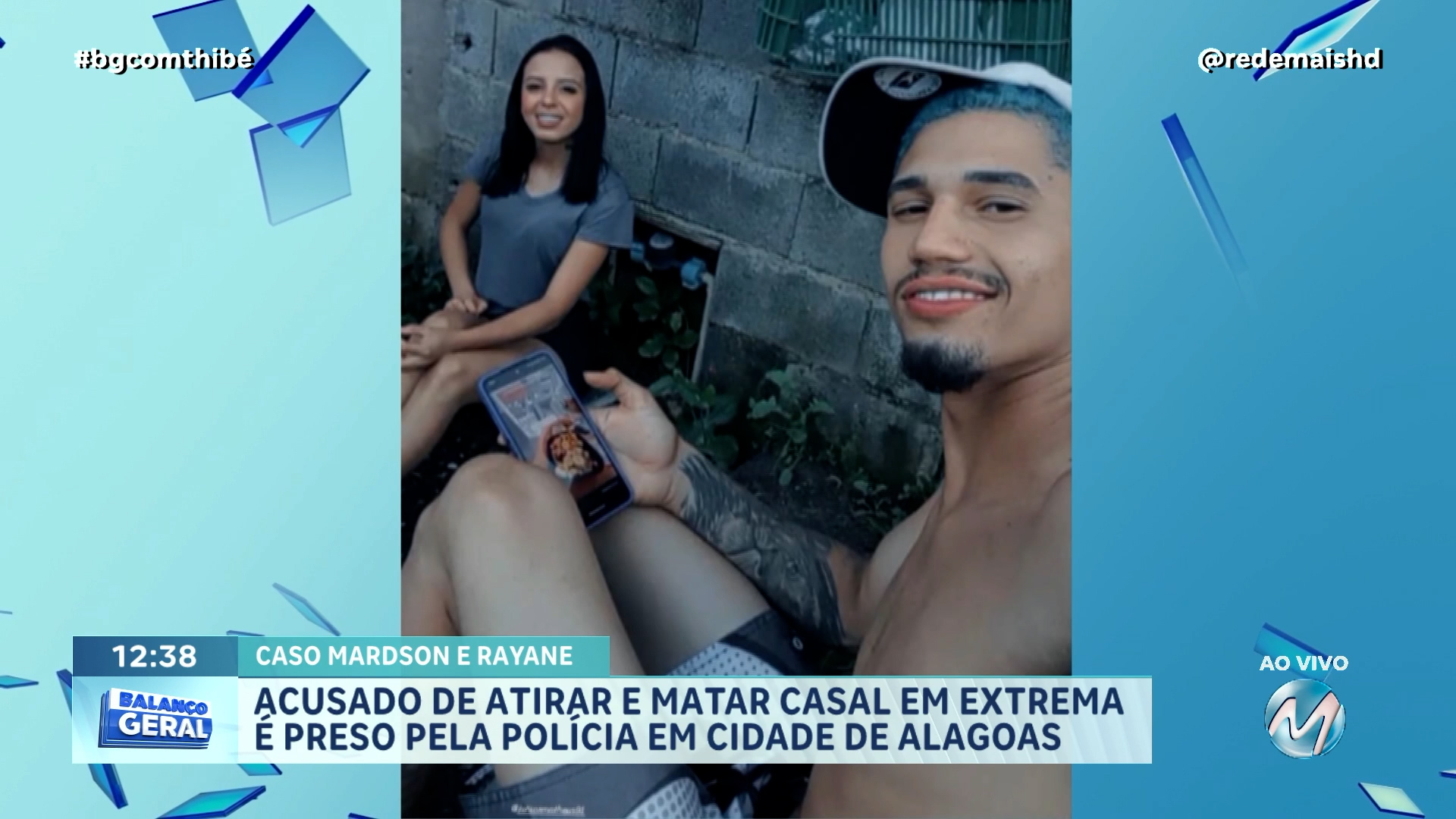 CASO MARDSON E RAYANE: SUSPEITO DE MATAR CASAL EM EXTREMA DIZ QUE VAI SE REVOLTAR SE FICAR PRESO