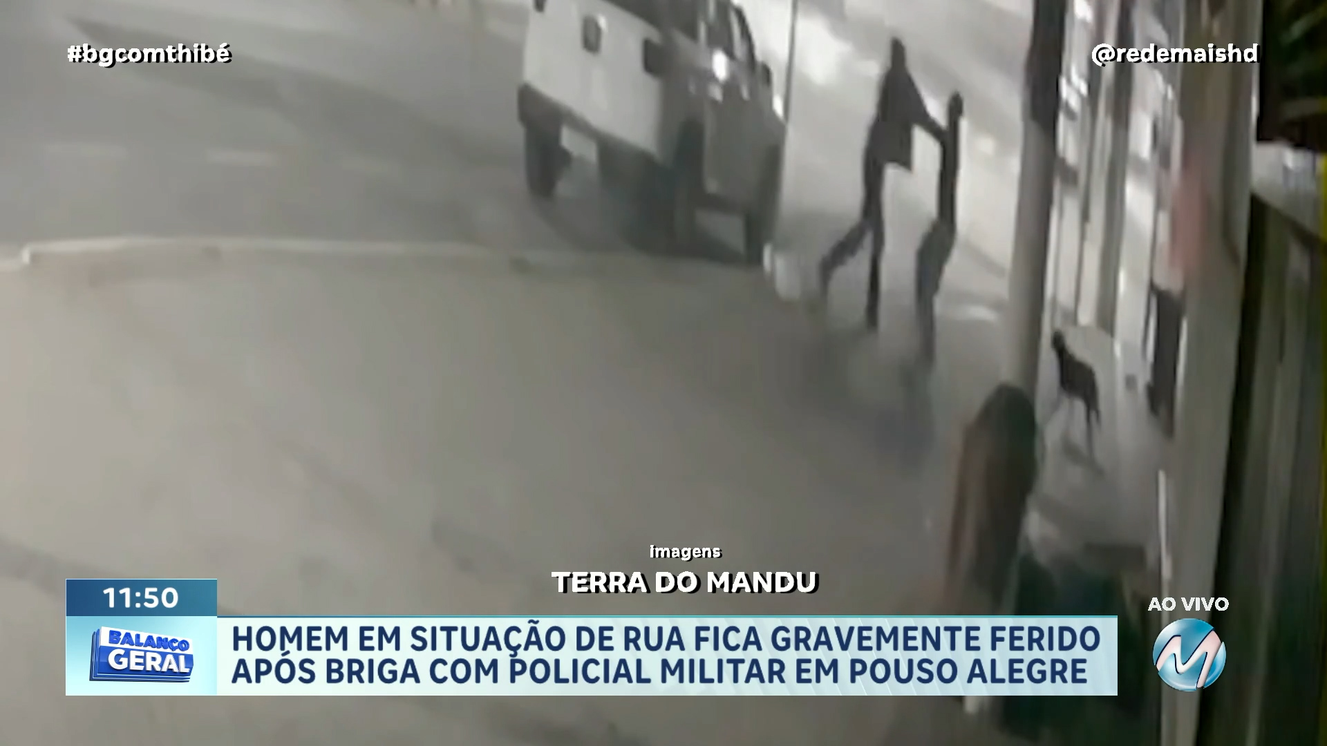 MORADOR EM SITUAÇÃO DE RUA É AGREDIDO E BALEADO POR POLICIAL MILITAR, QUE ESTAVA DE FOLGA EM POUSO ALEGRE