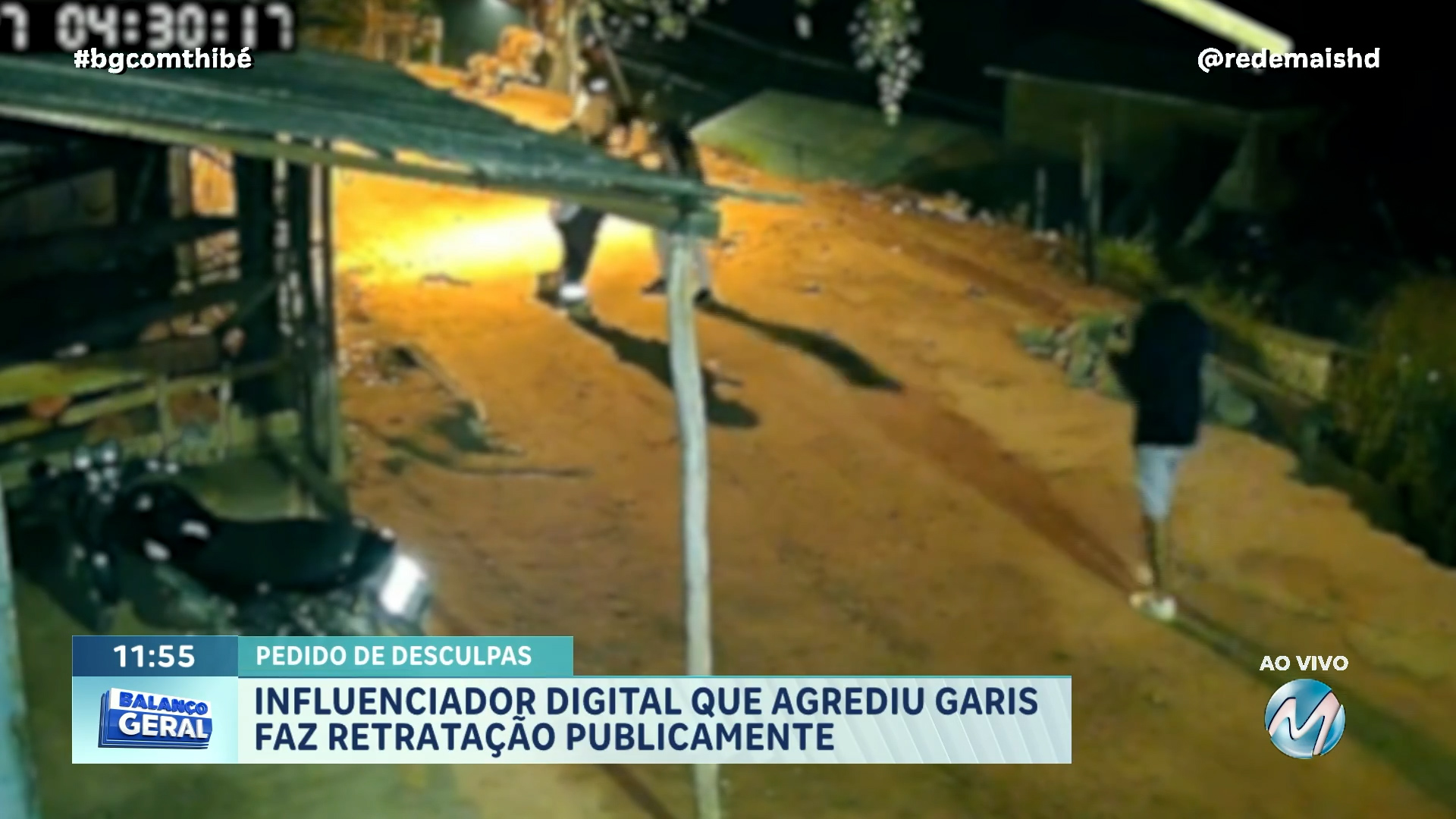 INFLUENCIADOR PEDE DESCULPA APÓS AGREDIR DUAS GARIS EM SANTANA DO MANHUAÇU