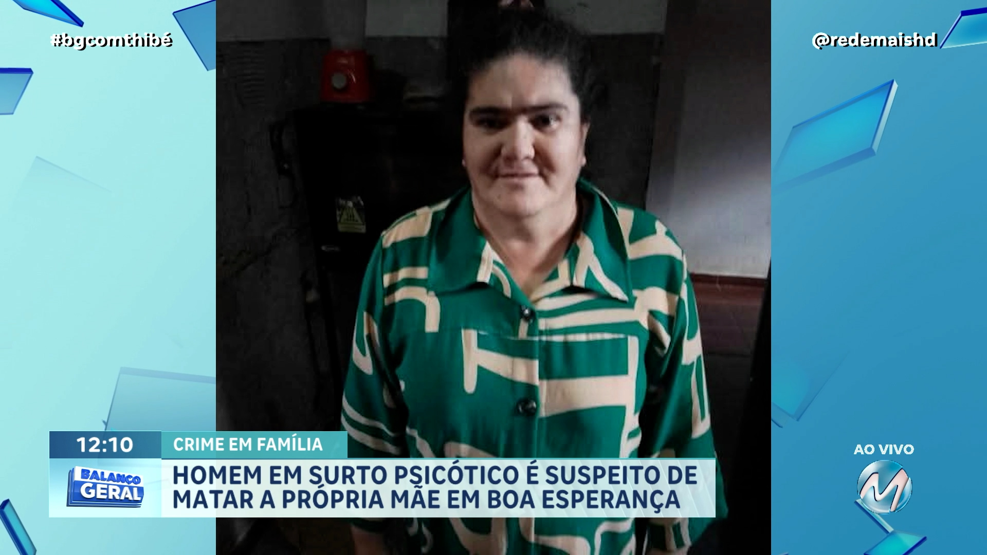 TRAGÉDIA FAMILIAR: MULHER DE 55 ANOS É MORTA DENTRO DE CASA E FILHO EM SURTO É PRESO EM FLAGRANTE