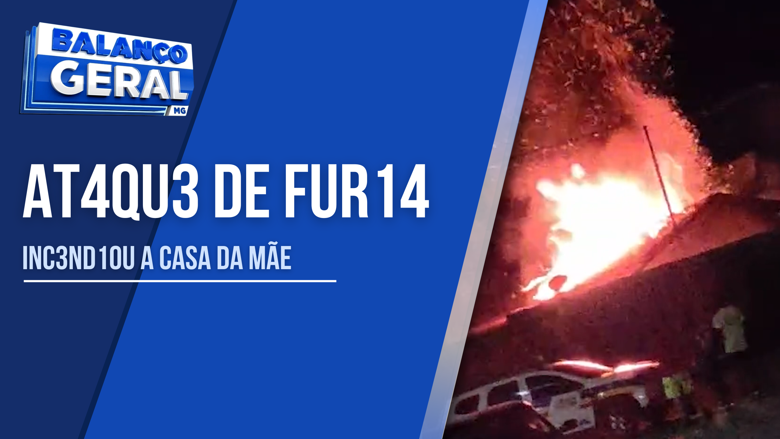 HOMEM COLOCA FOGO NA CASA DA MÃE E É PRESO EM FLAGRANTE EM MATIAS CARDOSO