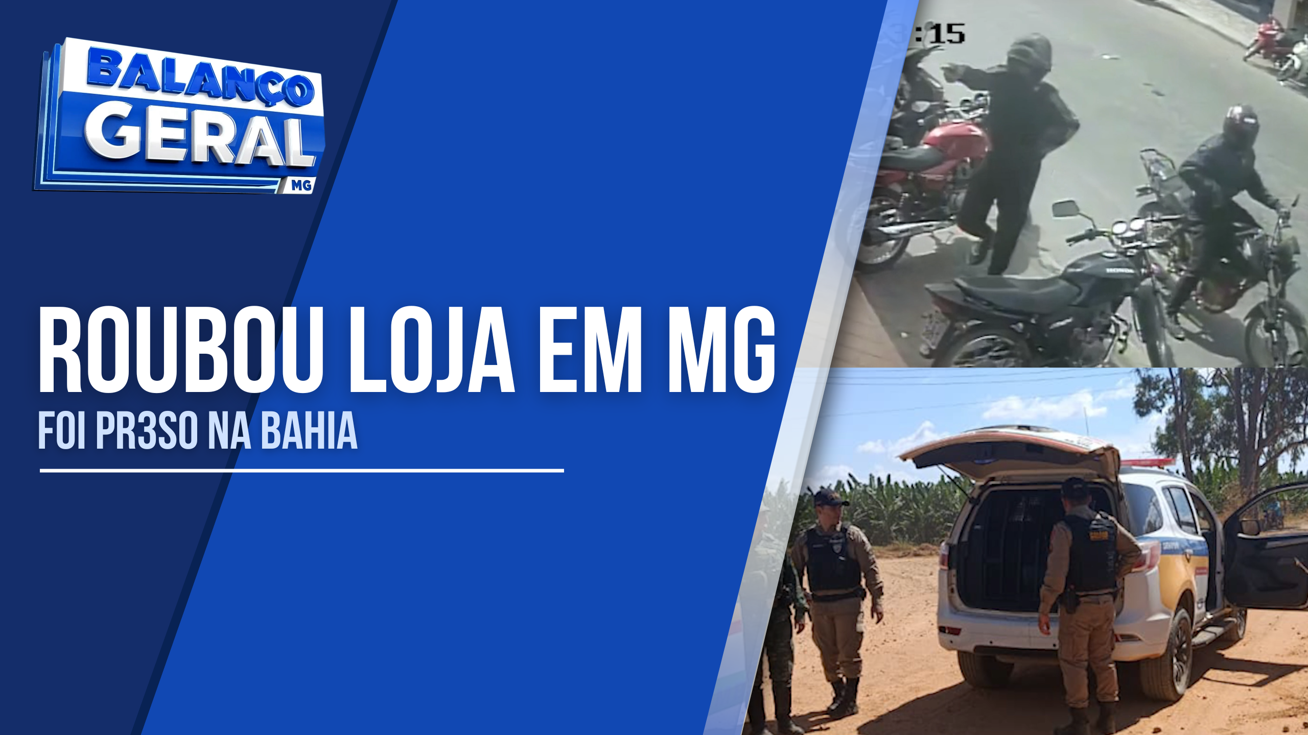 HOMEM QUE ASSALTOU LOJA EM ESPINOSA É PRESO NA BAHIA