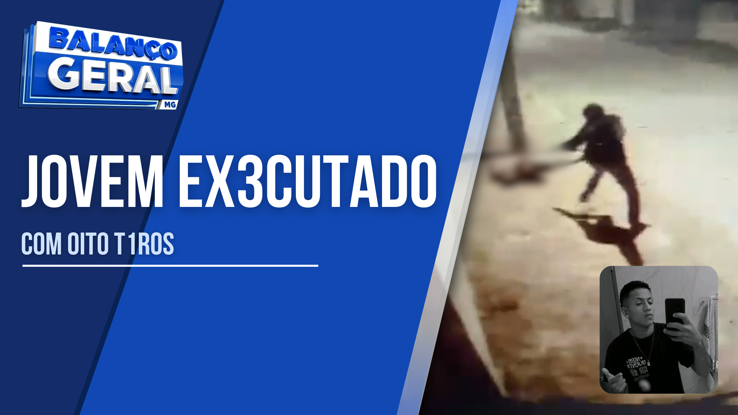 FLAGRANTE: JOVEM É EXECUTADO COM OITO TIROS EM PIRAPORA